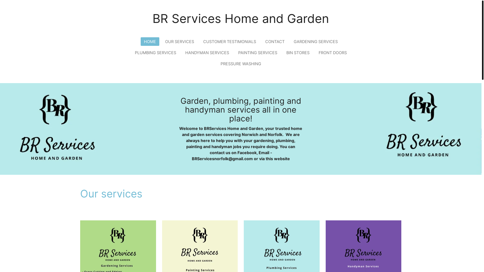 website screenshot of https://brservicesnorfolk.co.uk/