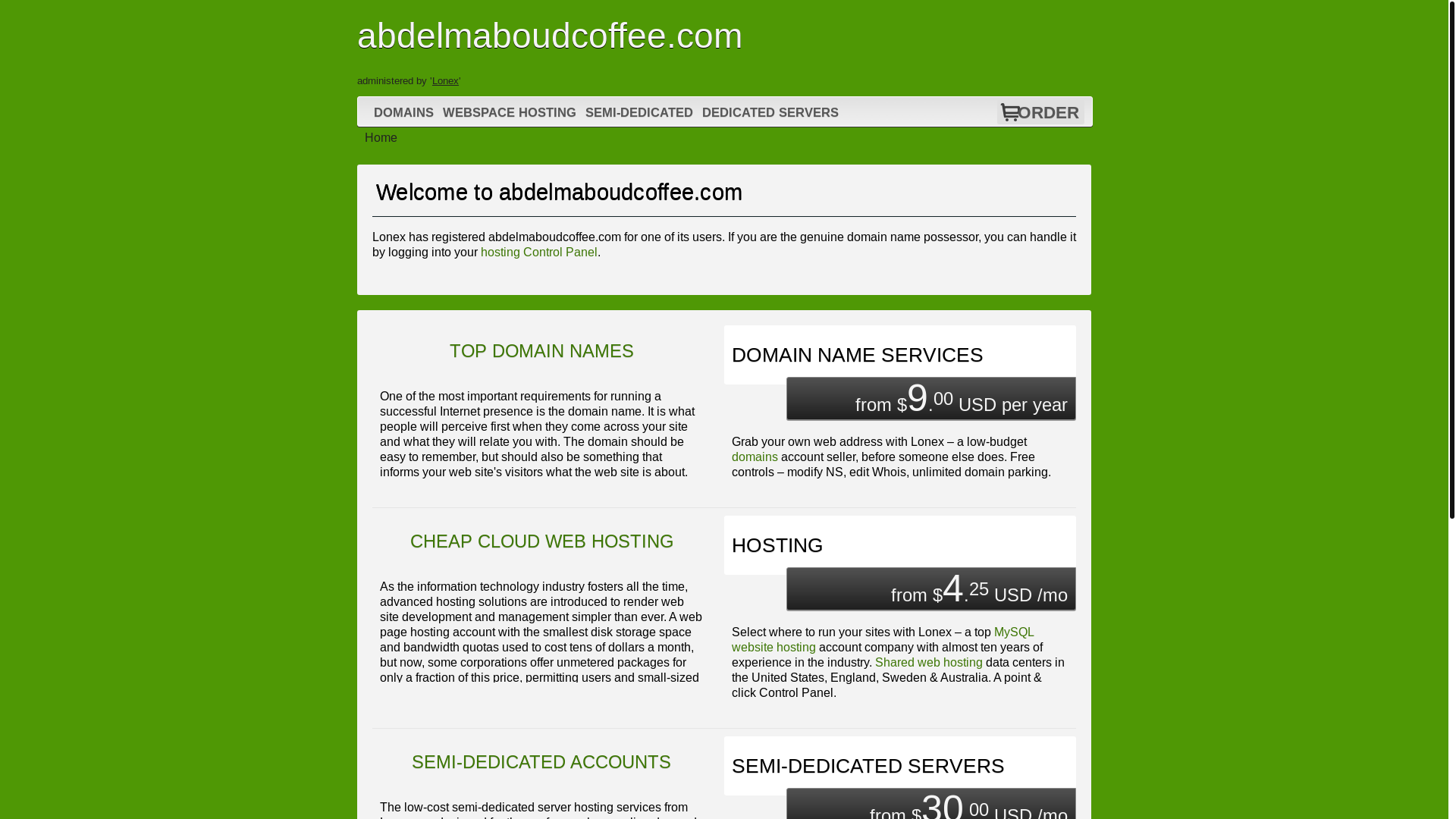 website screenshot of https://abdelmaboudcoffee.com/