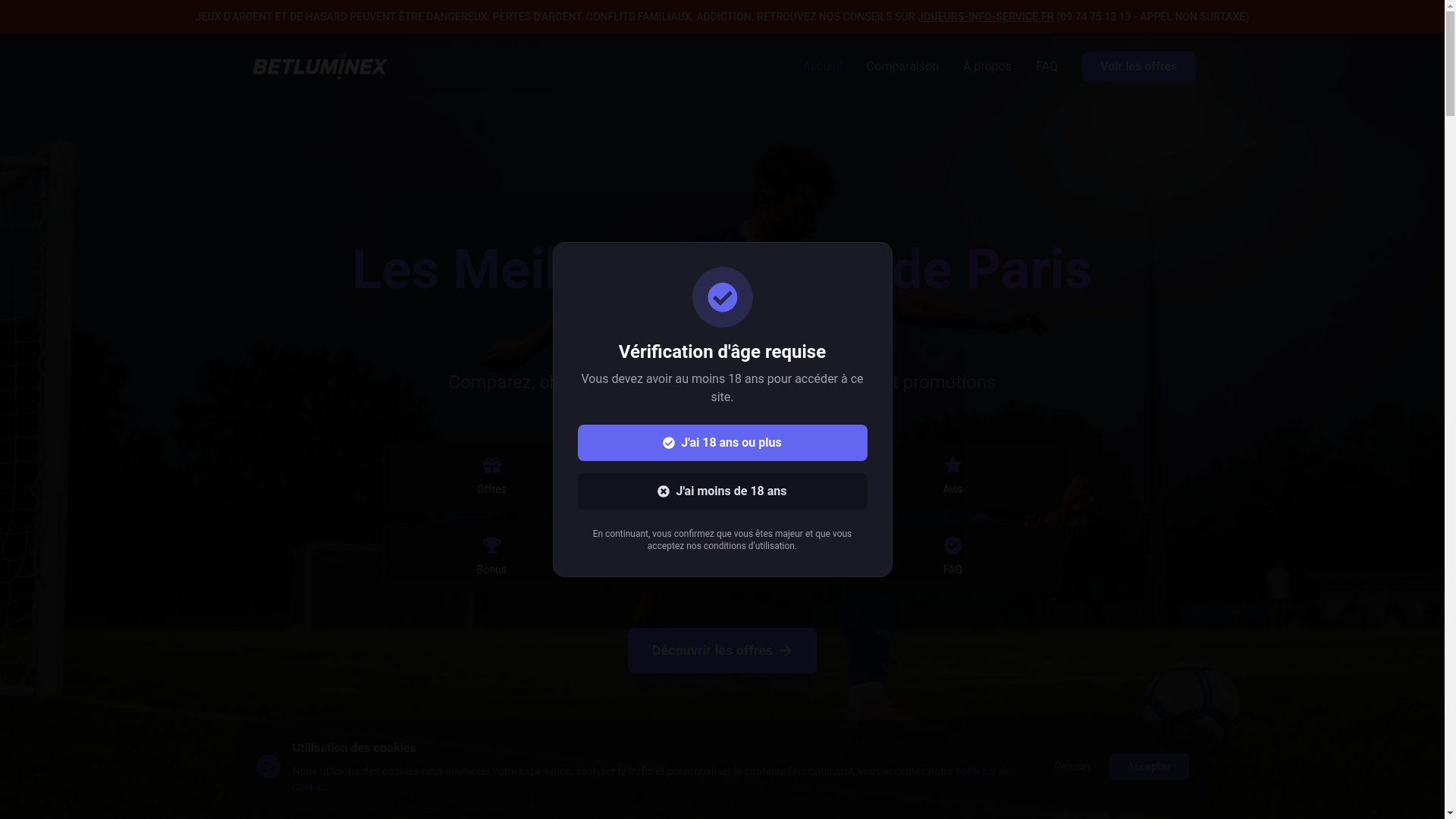 website screenshot of https://betluminex.com/