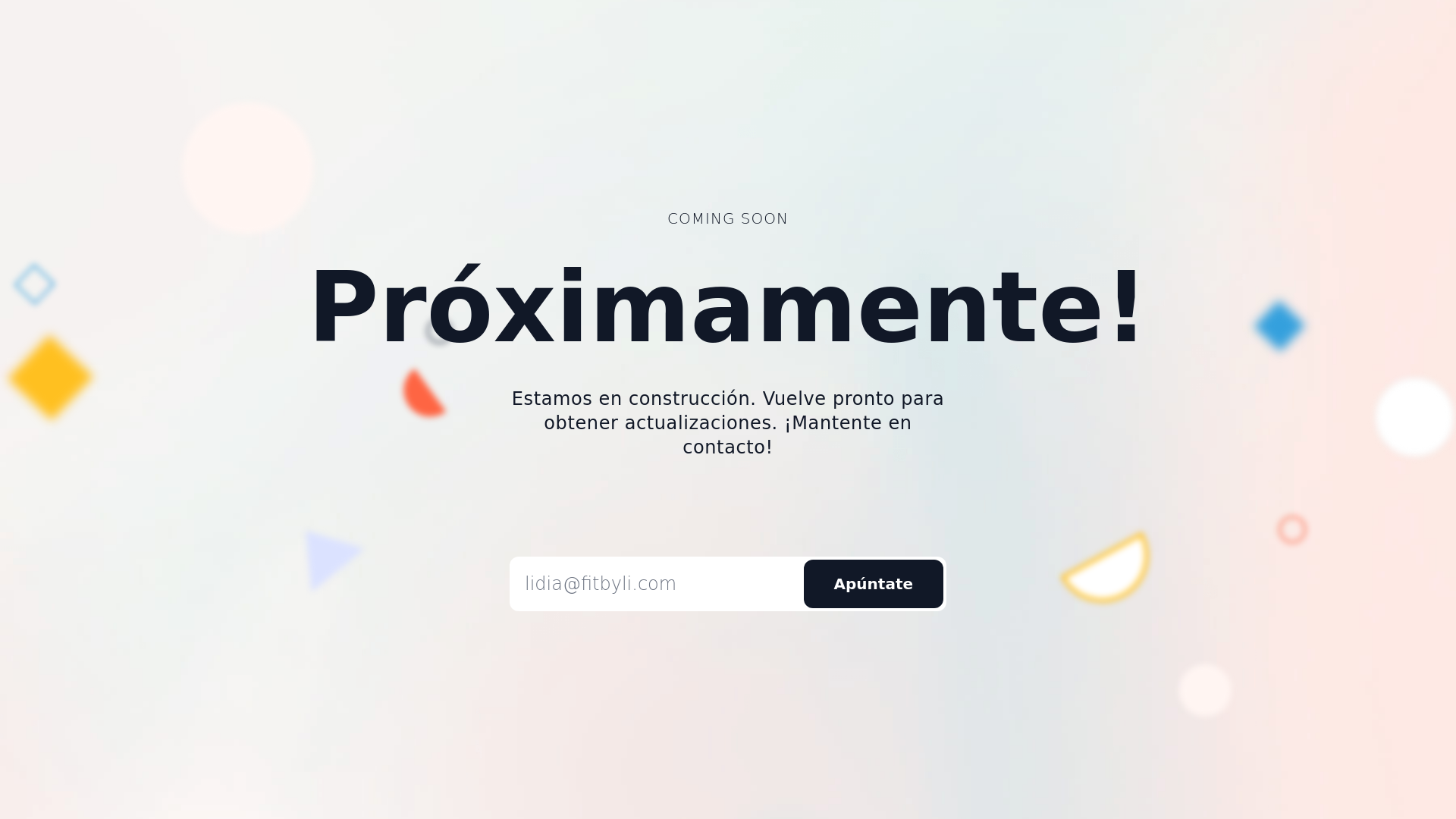 website screenshot of https://fitbyli.es/