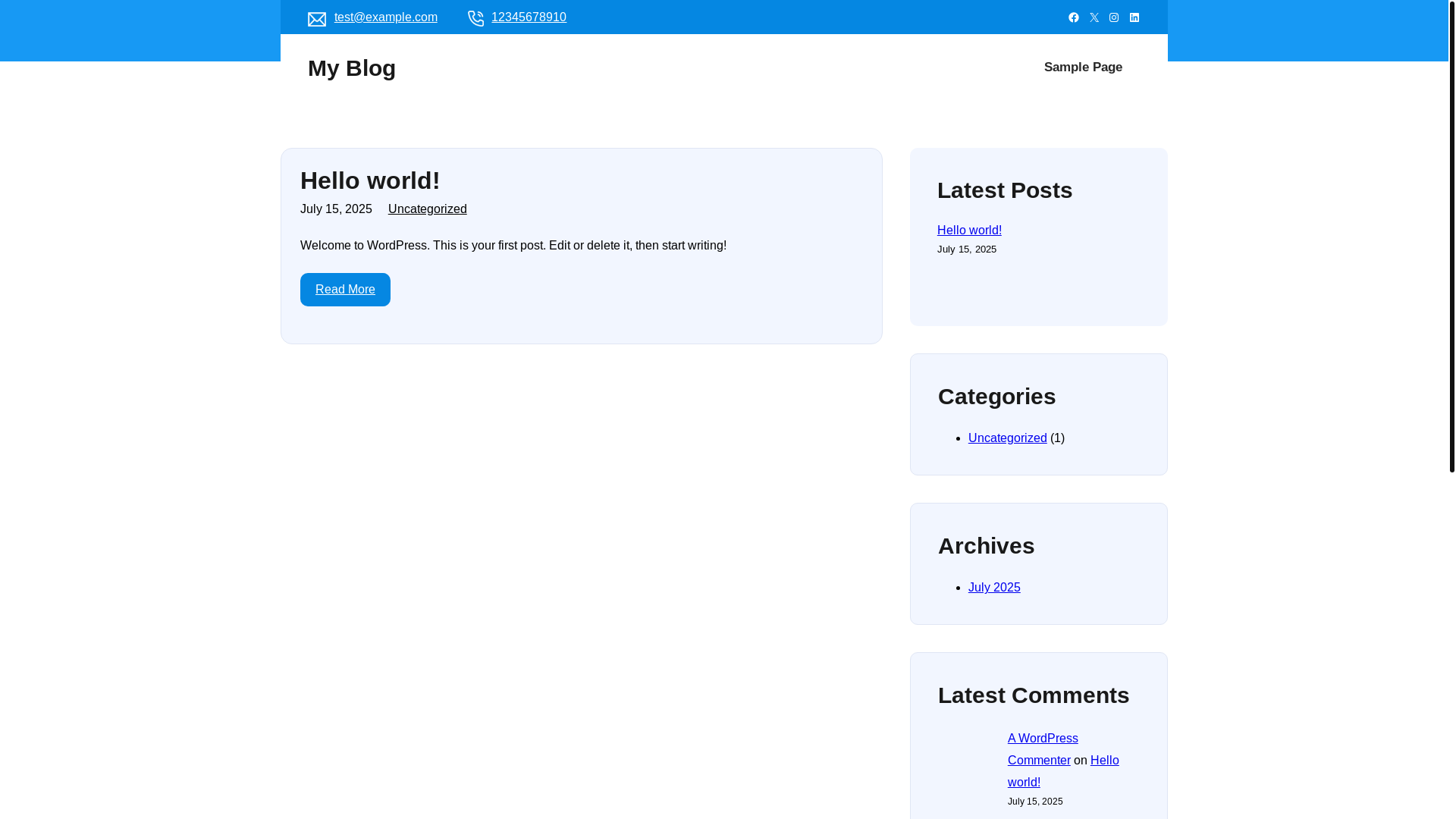 website screenshot of https://omrecyle.com/