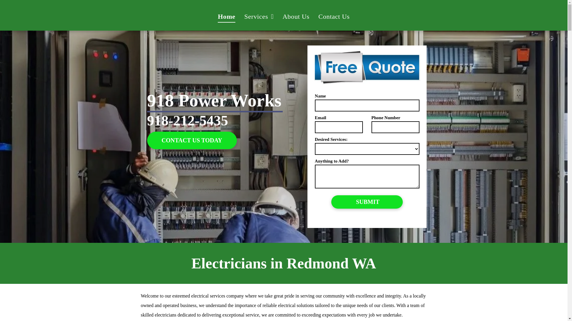 website screenshot of https://electricianoftulsa.com/