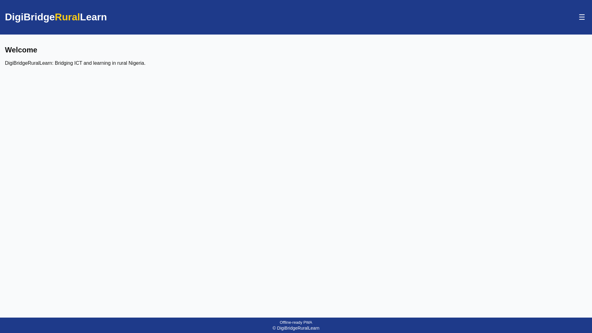 website screenshot of https://digibridgerurallearn.pages.dev/