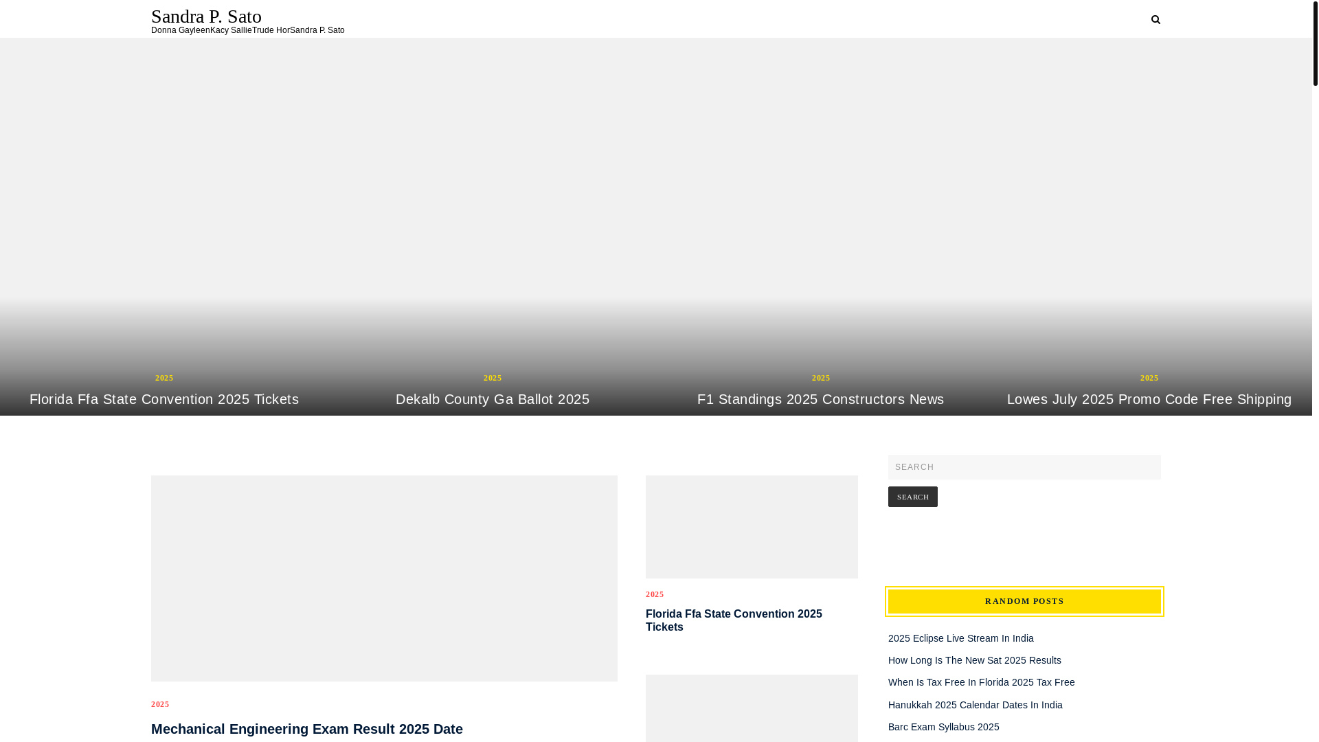 website screenshot of https://sandrapsato.pages.dev/