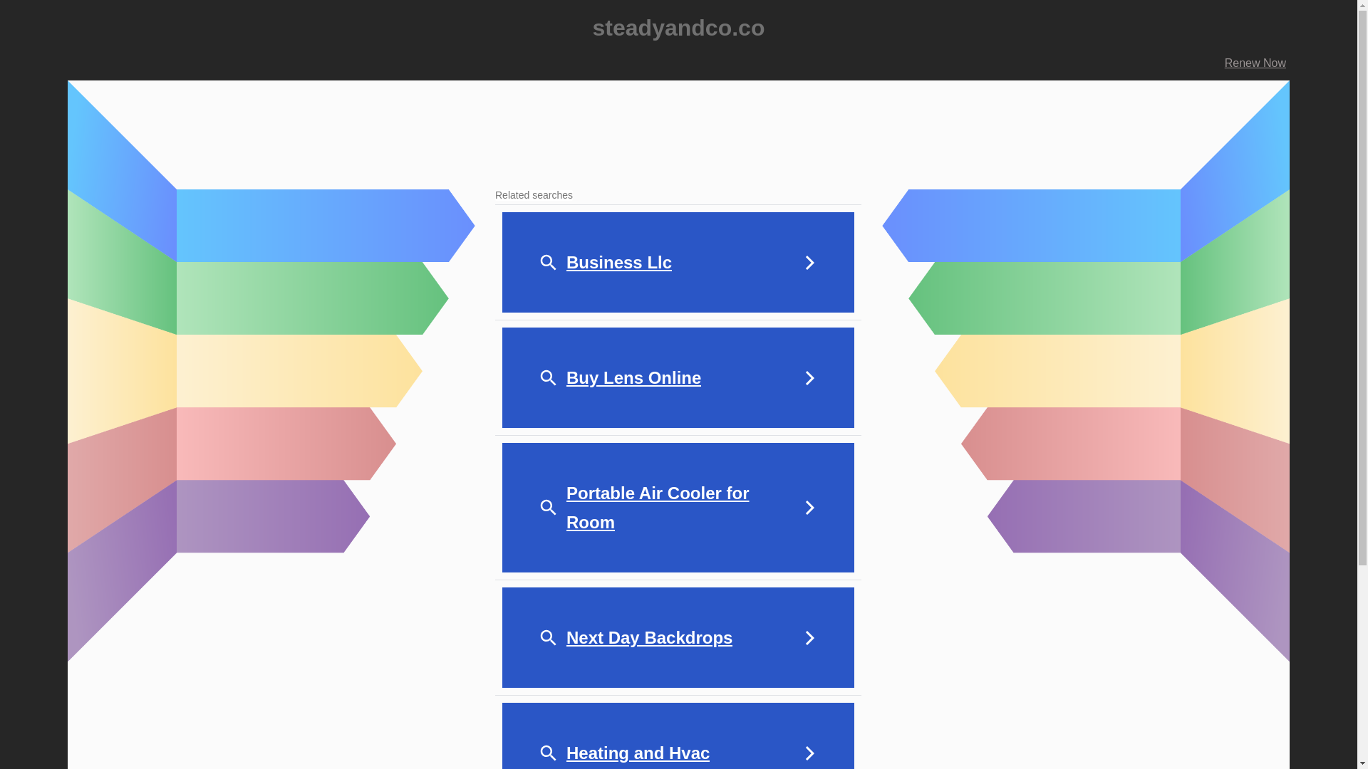 website screenshot of https://steadyandco.co/