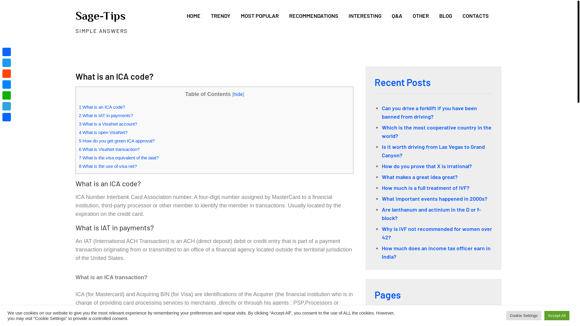website screenshot of https://sage-tips.com/other/what-is-an-ica-code/