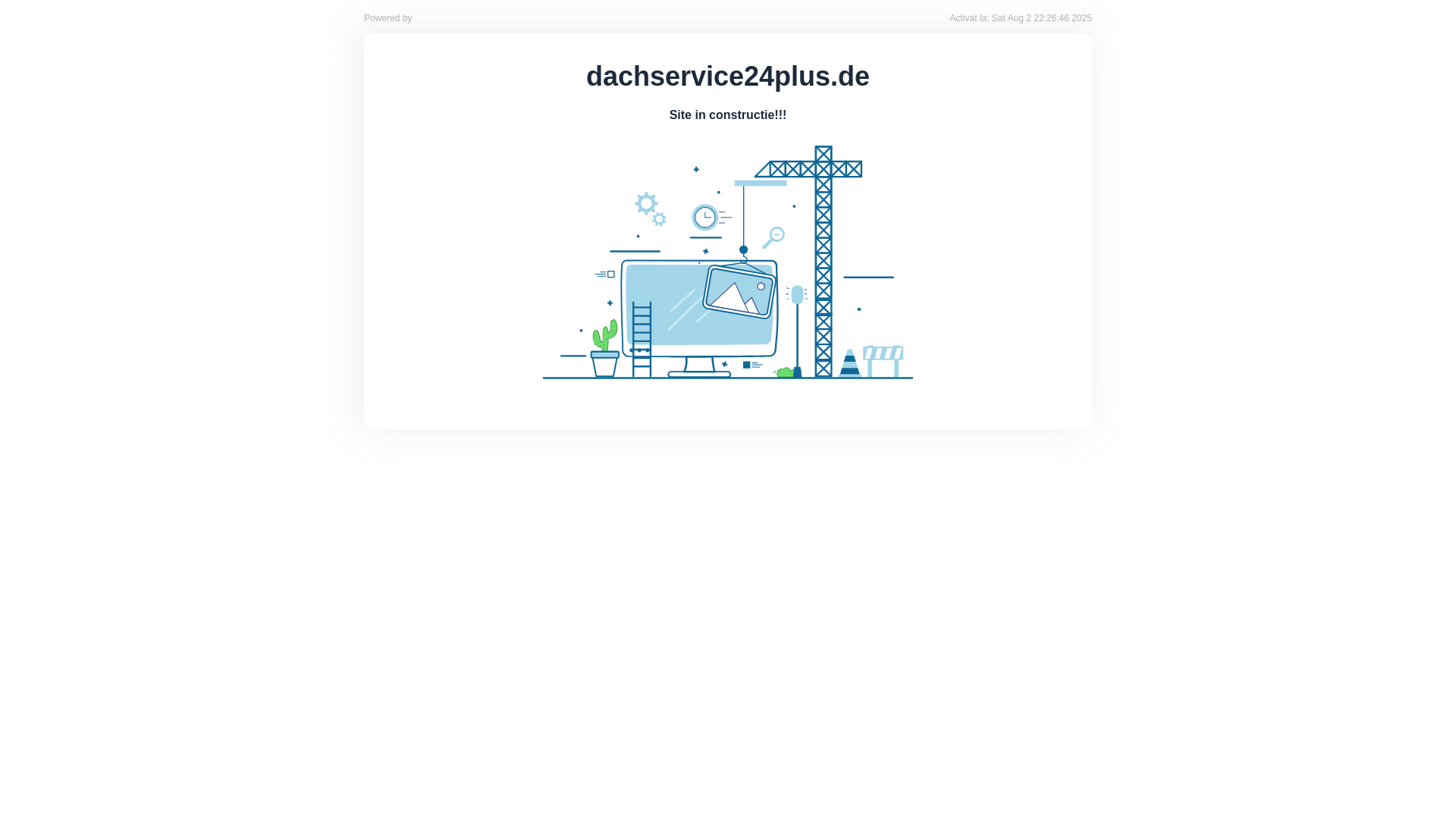 website screenshot of https://dachservice24plus.de/