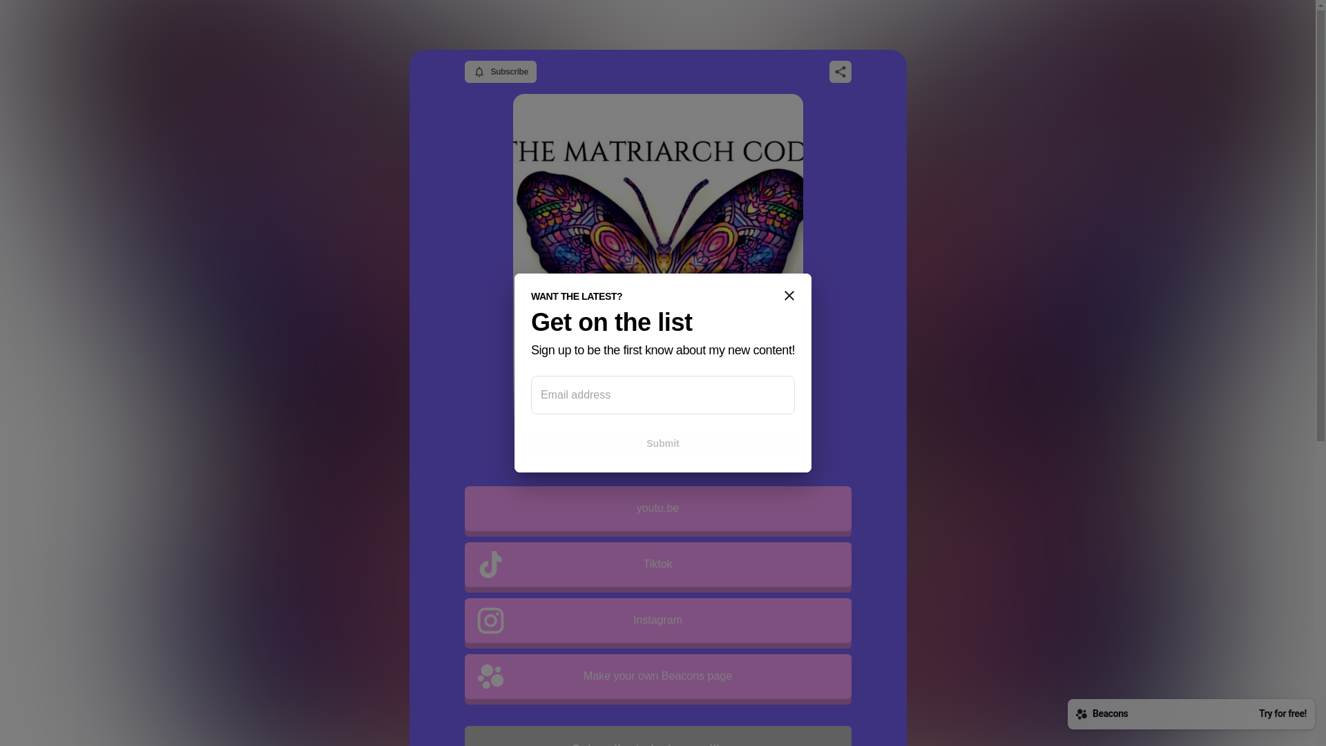 website screenshot of https://lashawnwilburn.com/