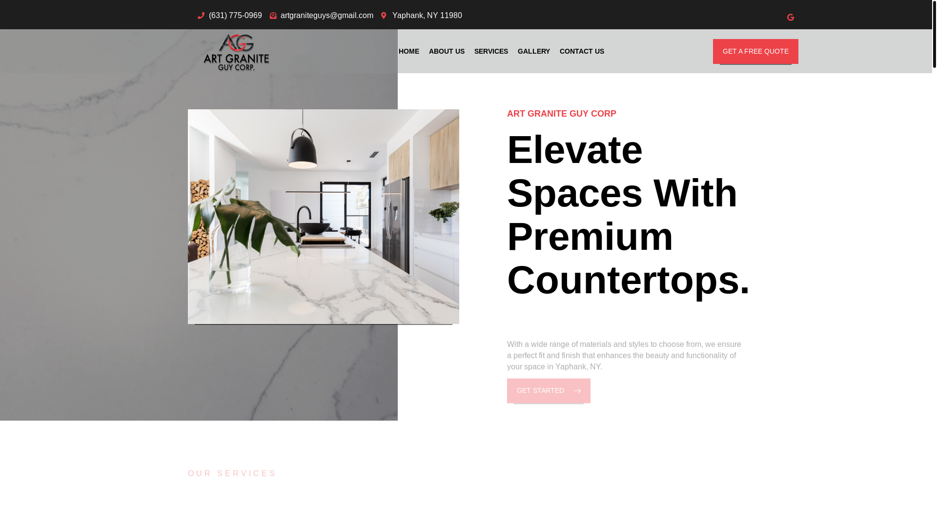 website screenshot of https://artgraniteguycorp.com/
