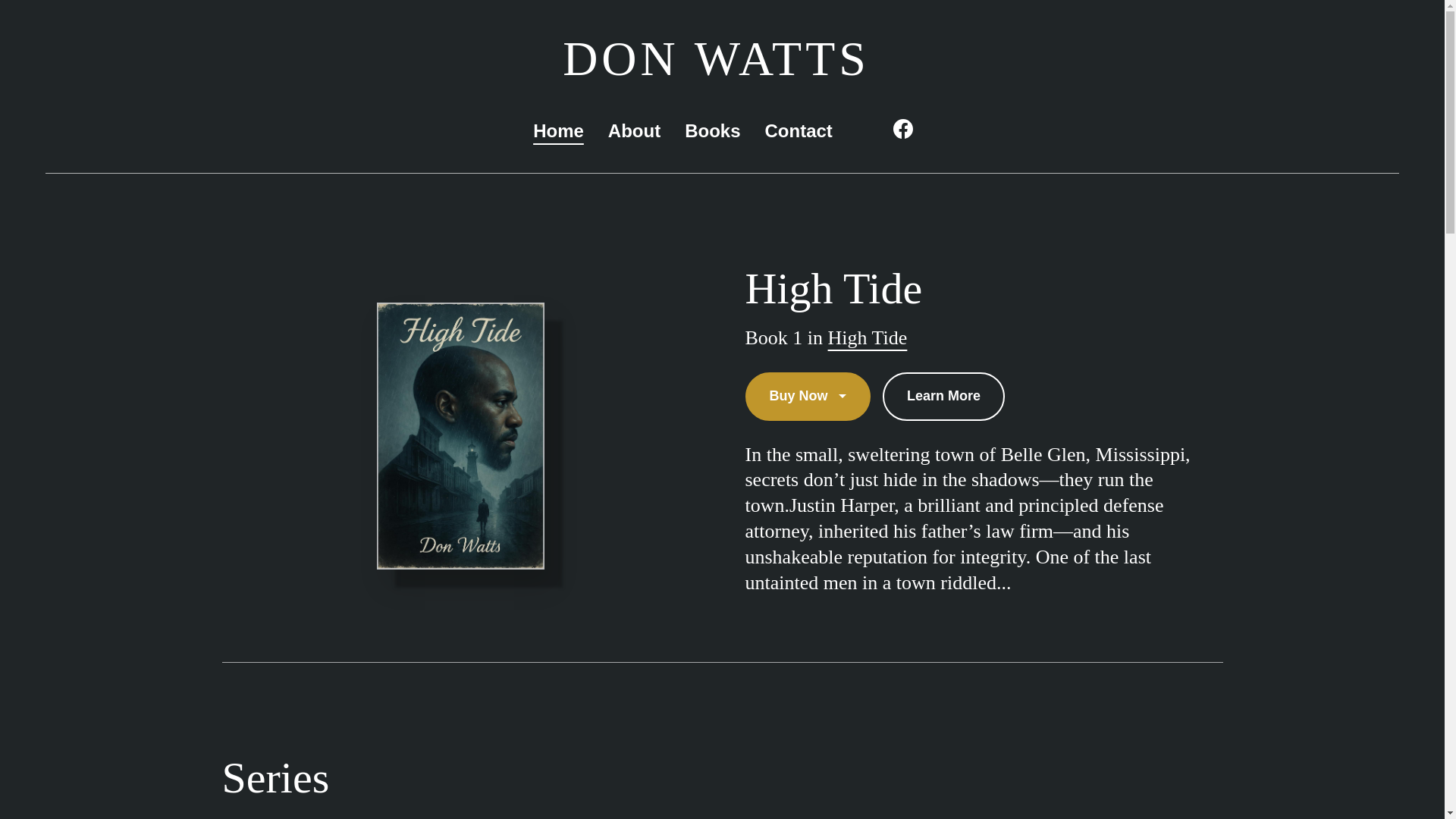 website screenshot of https://donwattsbooks.com/