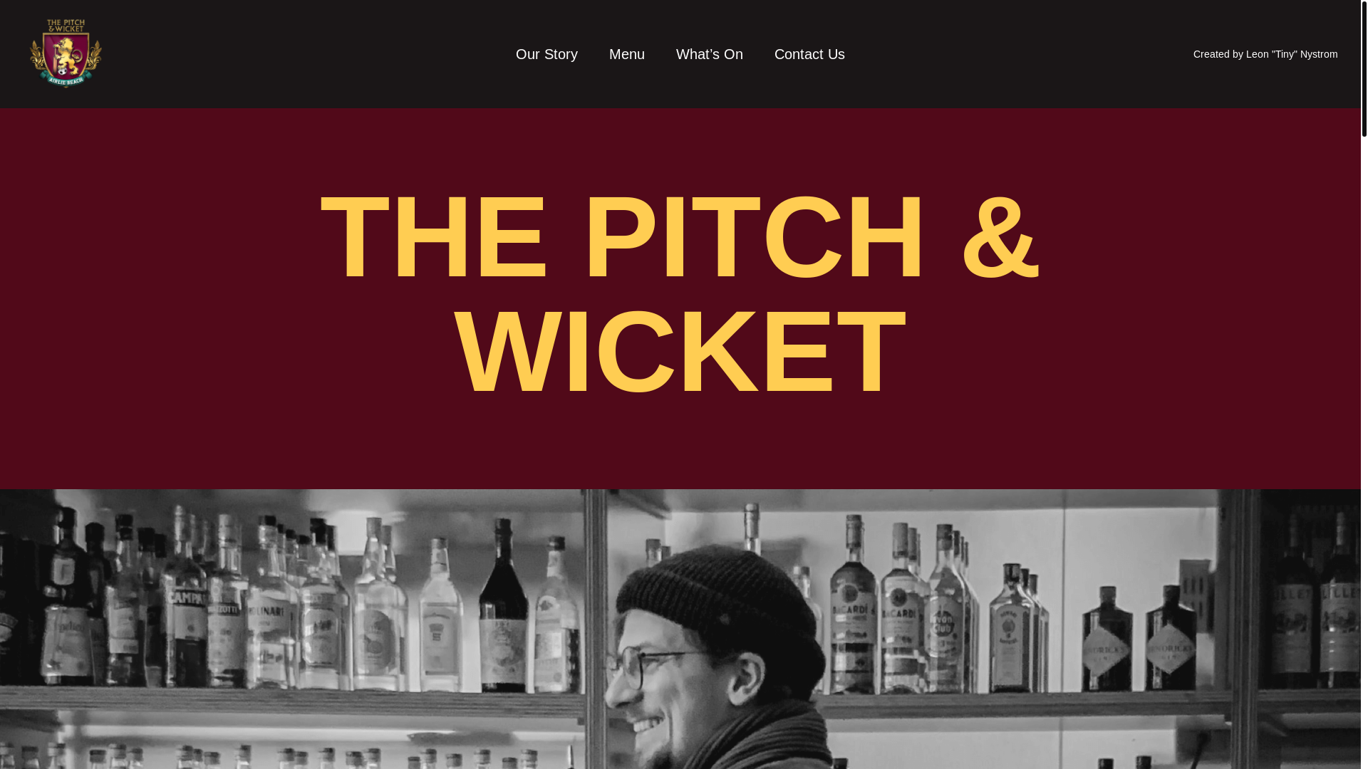 website screenshot of https://thepitchandwicket.com/