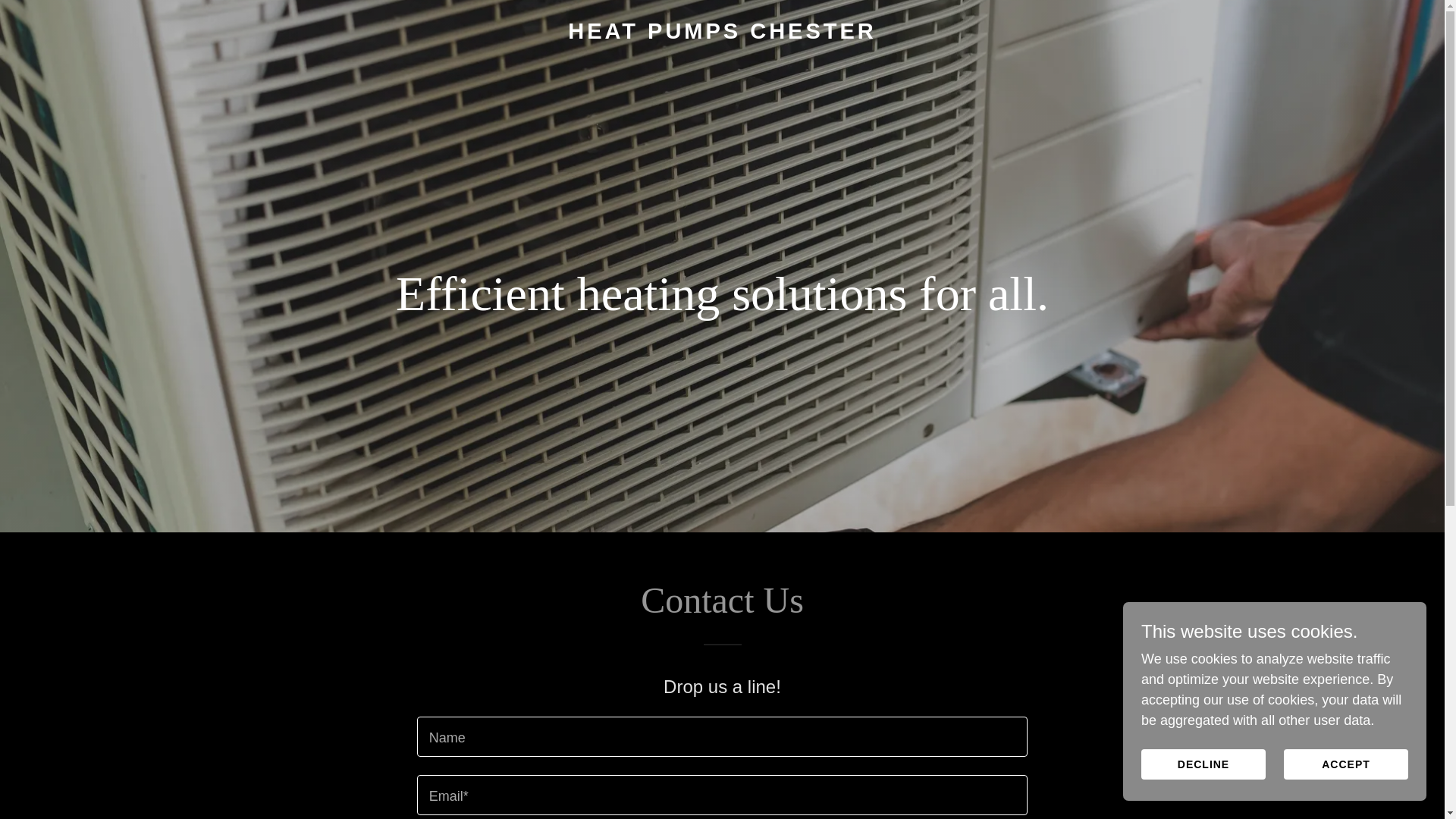 website screenshot of https://heatpumps-chester.co.uk/