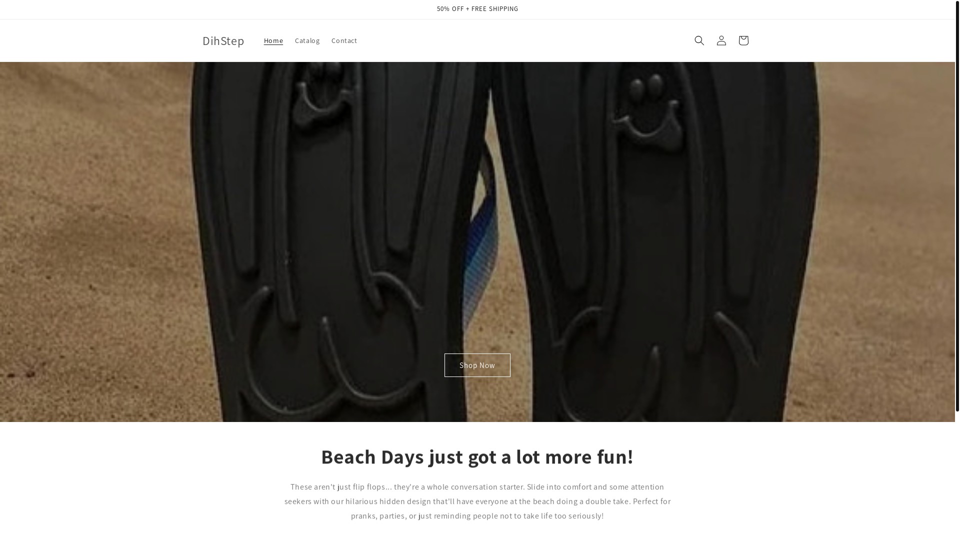website screenshot of https://dihstep.com/