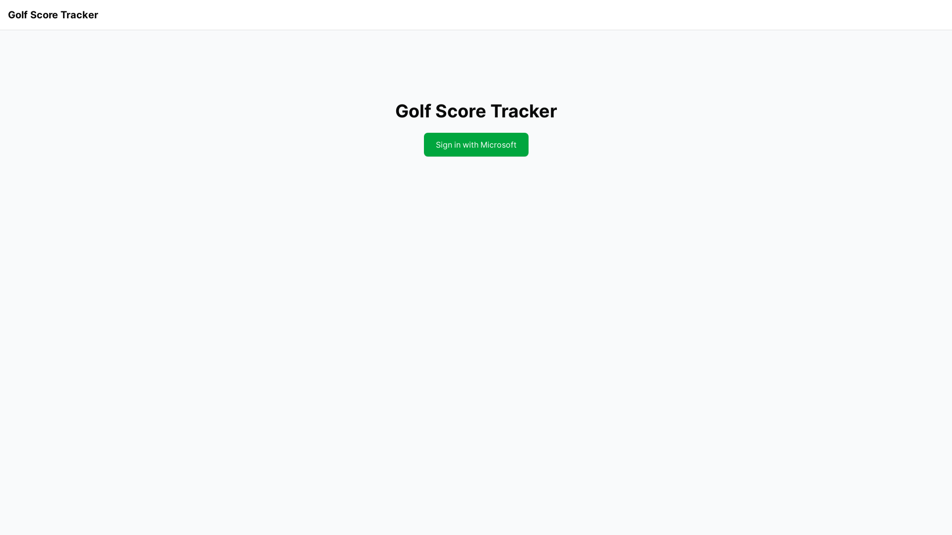 website screenshot of https://a5638ee9-golf-score-tracker-frontend.pages.dev/