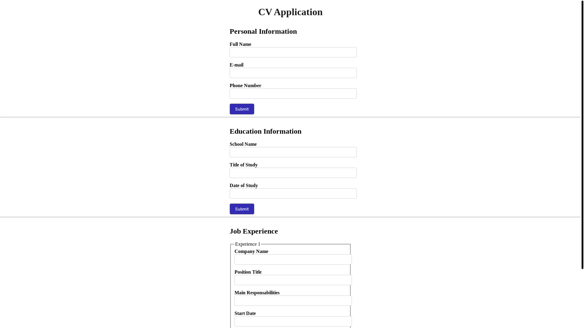 website screenshot of https://top-cv-application-react.pages.dev/