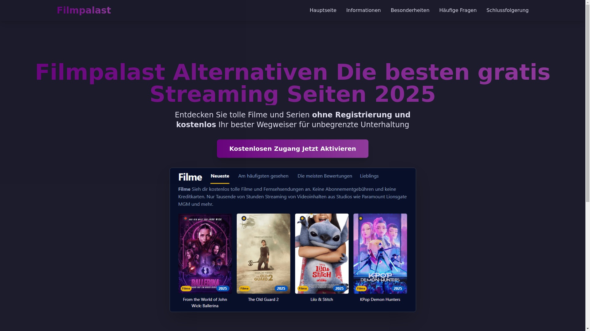website screenshot of https://filmpalast-c1v2.pages.dev/
