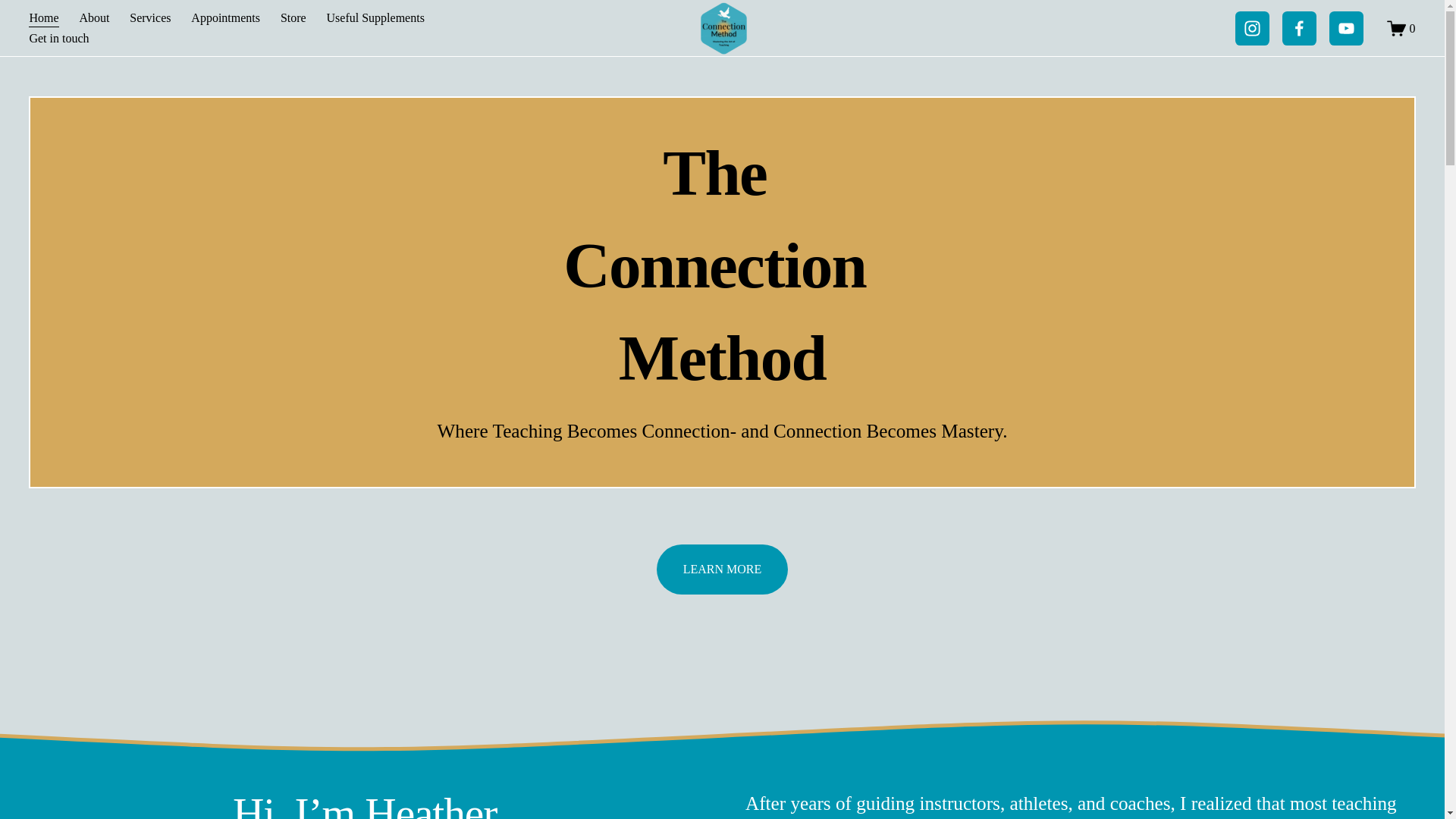 website screenshot of https://masteringtheconnectionmethod.com/