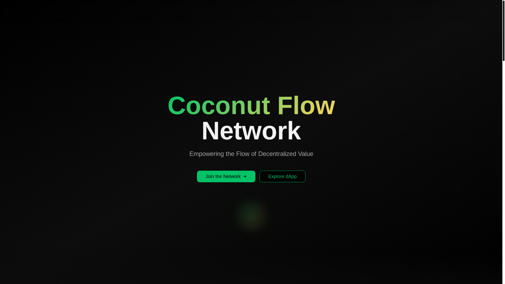 website screenshot of https://coconutflownetwork.xyz/