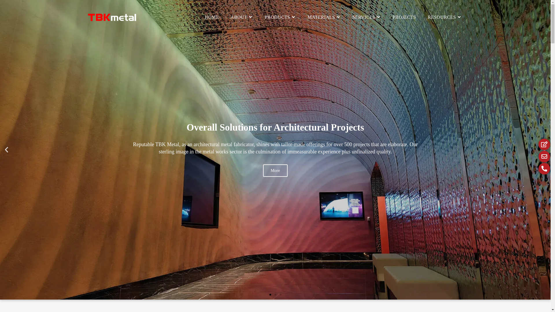 website screenshot of https://www.tbkmetal.com/