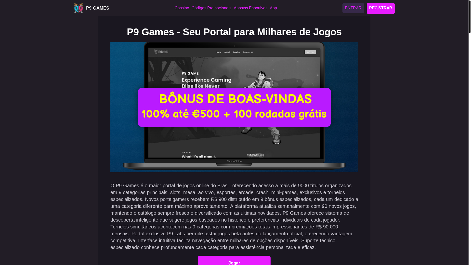 website screenshot of https://p9gamesbrasil-com.pages.dev/