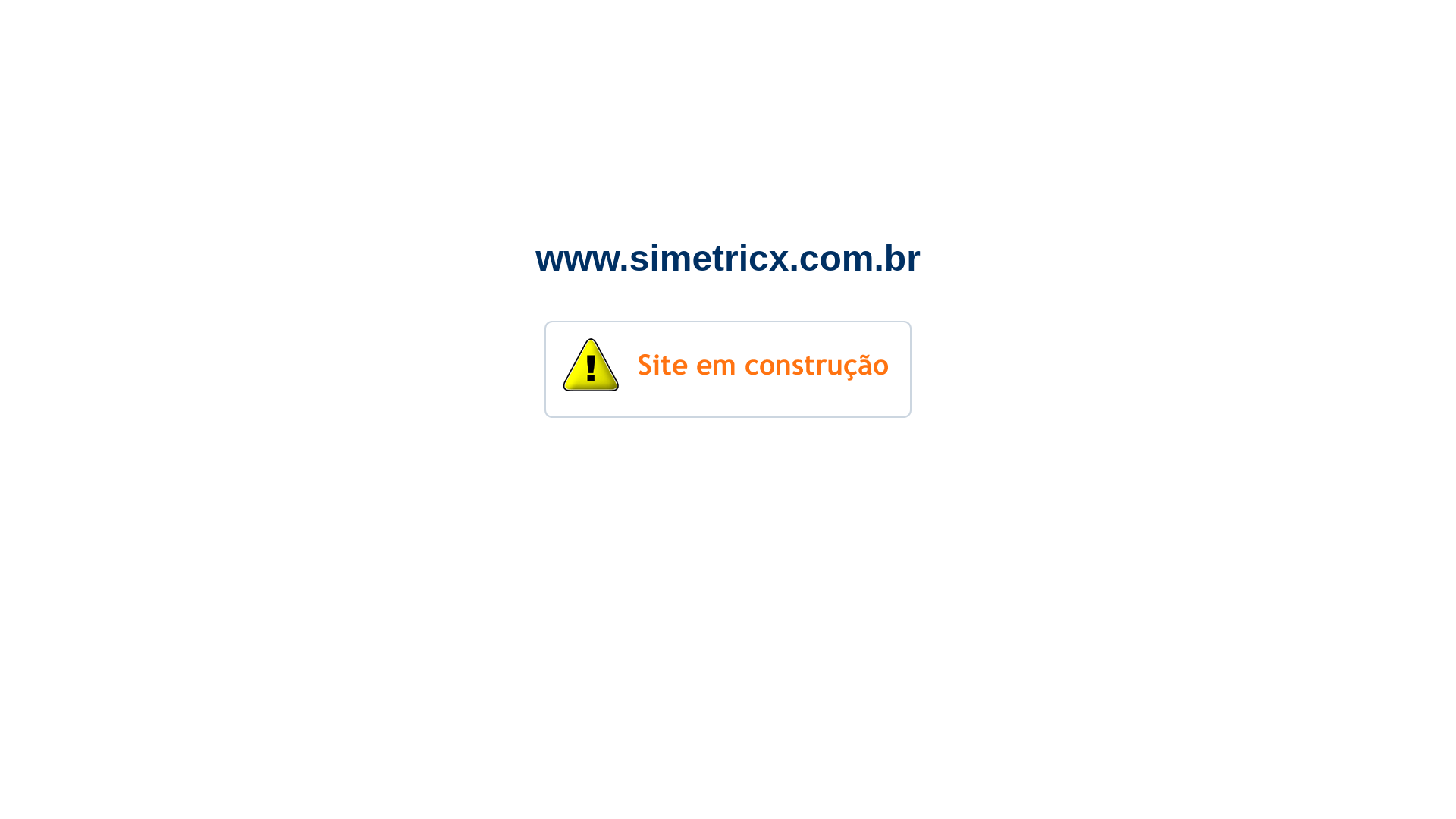 website screenshot of https://simetricx.com.br/
