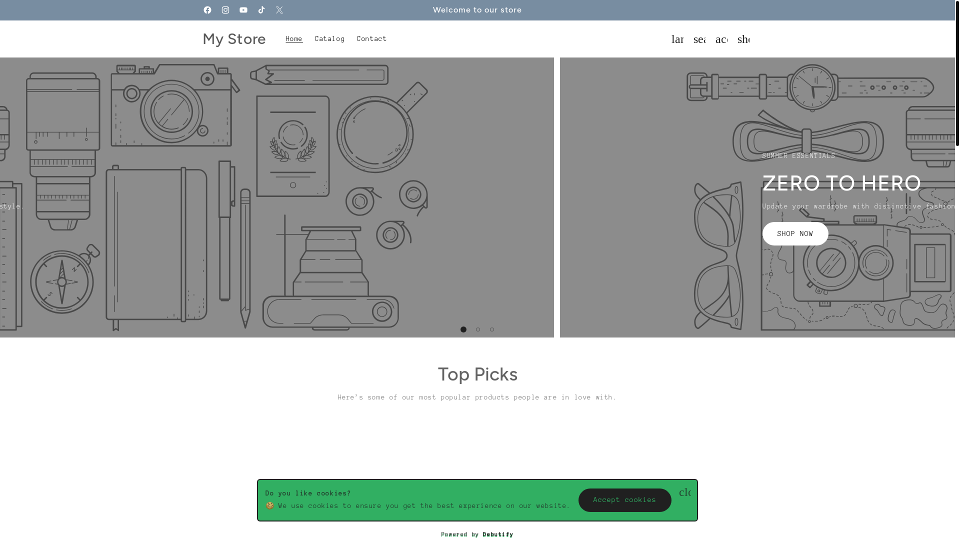 website screenshot of https://scarrtech.store/