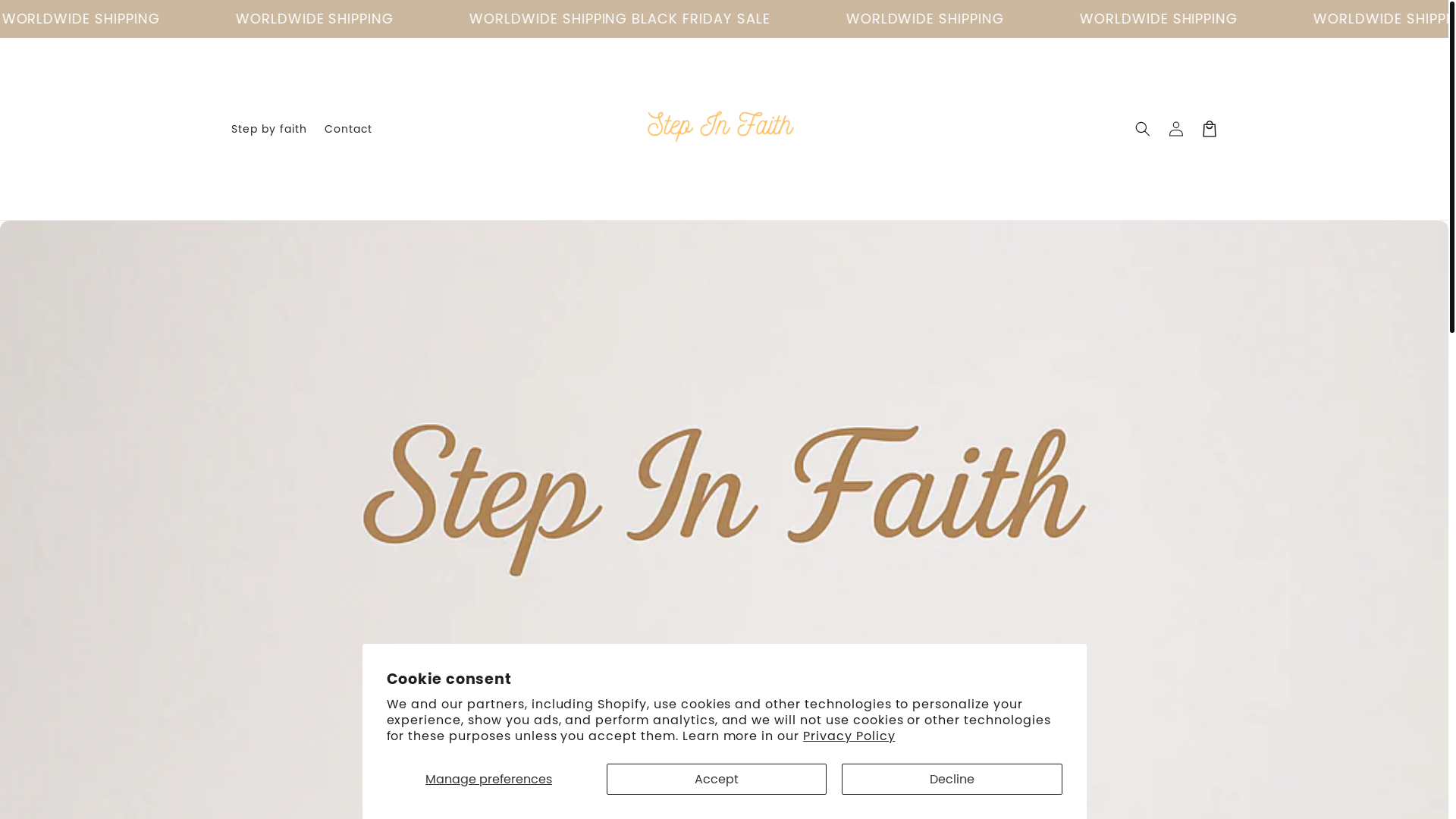 website screenshot of https://stepbyfaithh.com/