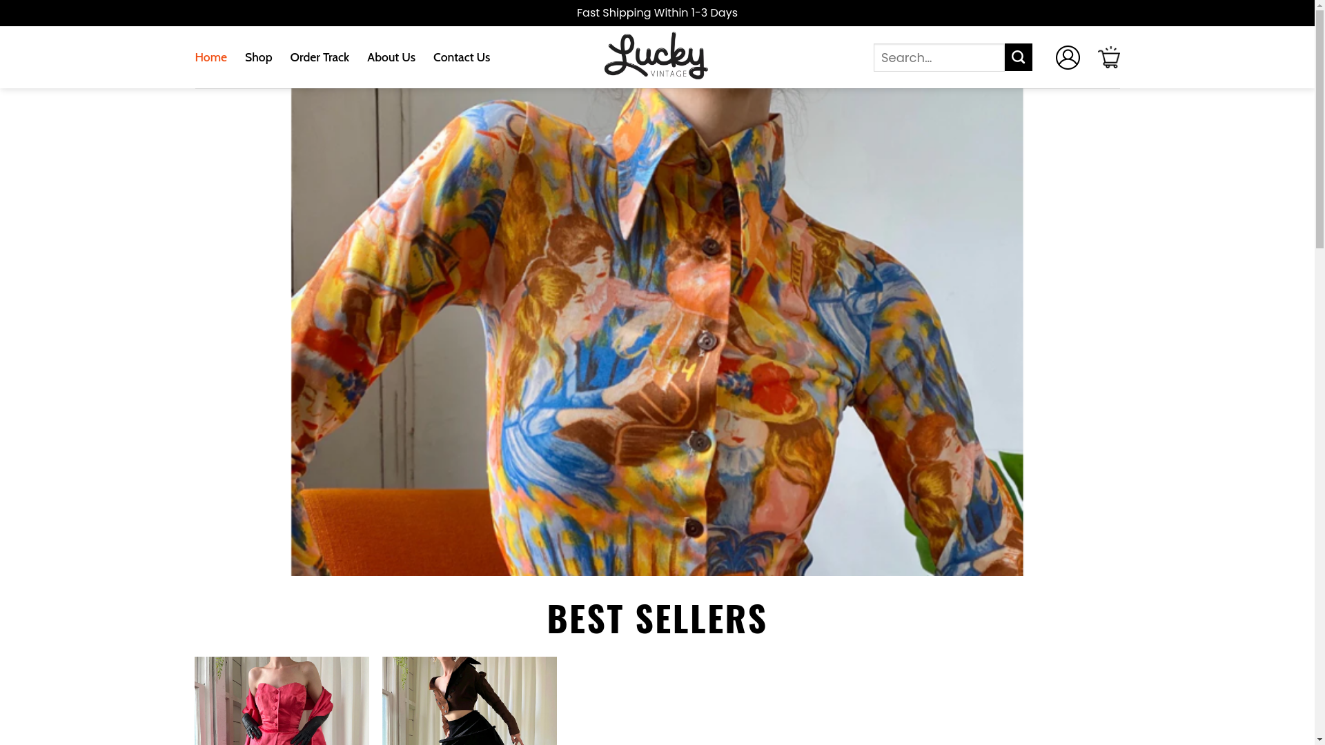 website screenshot of https://ultraluckyvintageseattle.shop/