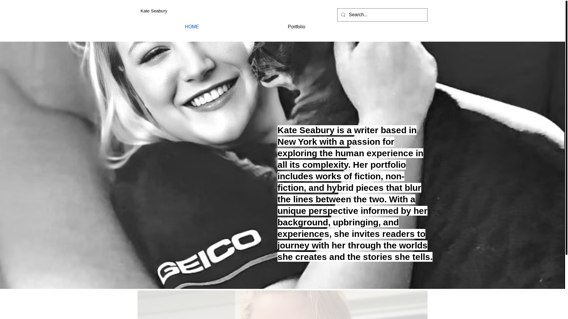website screenshot of https://kate-seabury.com/