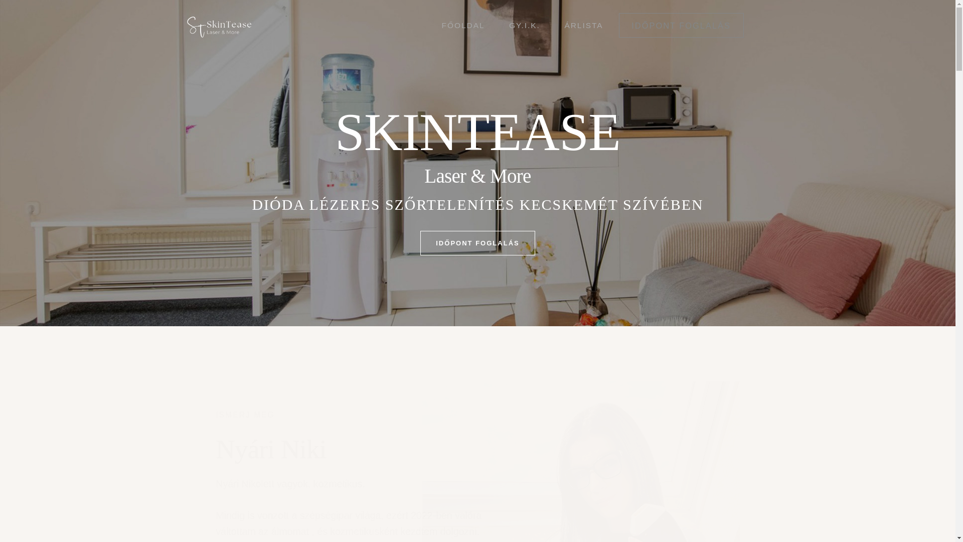 website screenshot of https://skintease-cloudflare.pages.dev/