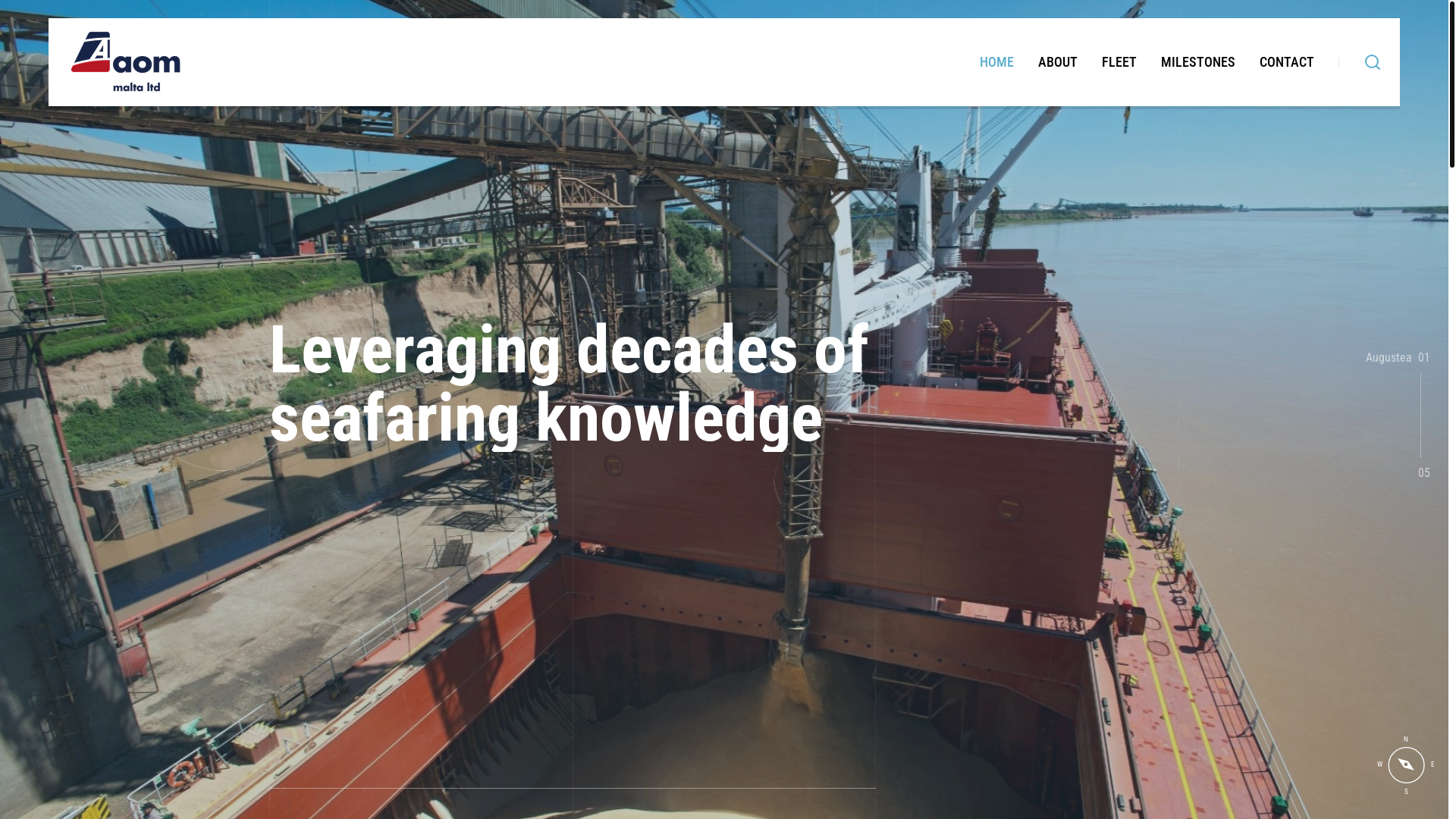 website screenshot of https://augustea-aom-web.pages.dev/
