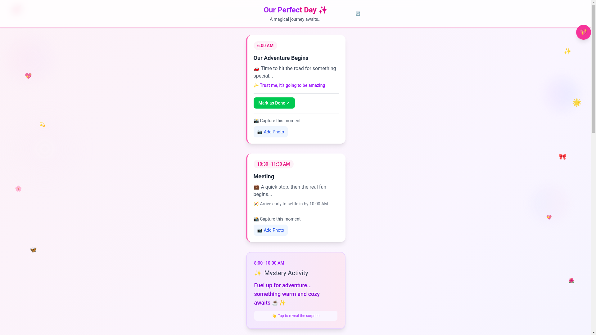 website screenshot of https://diegoandmaria.love/