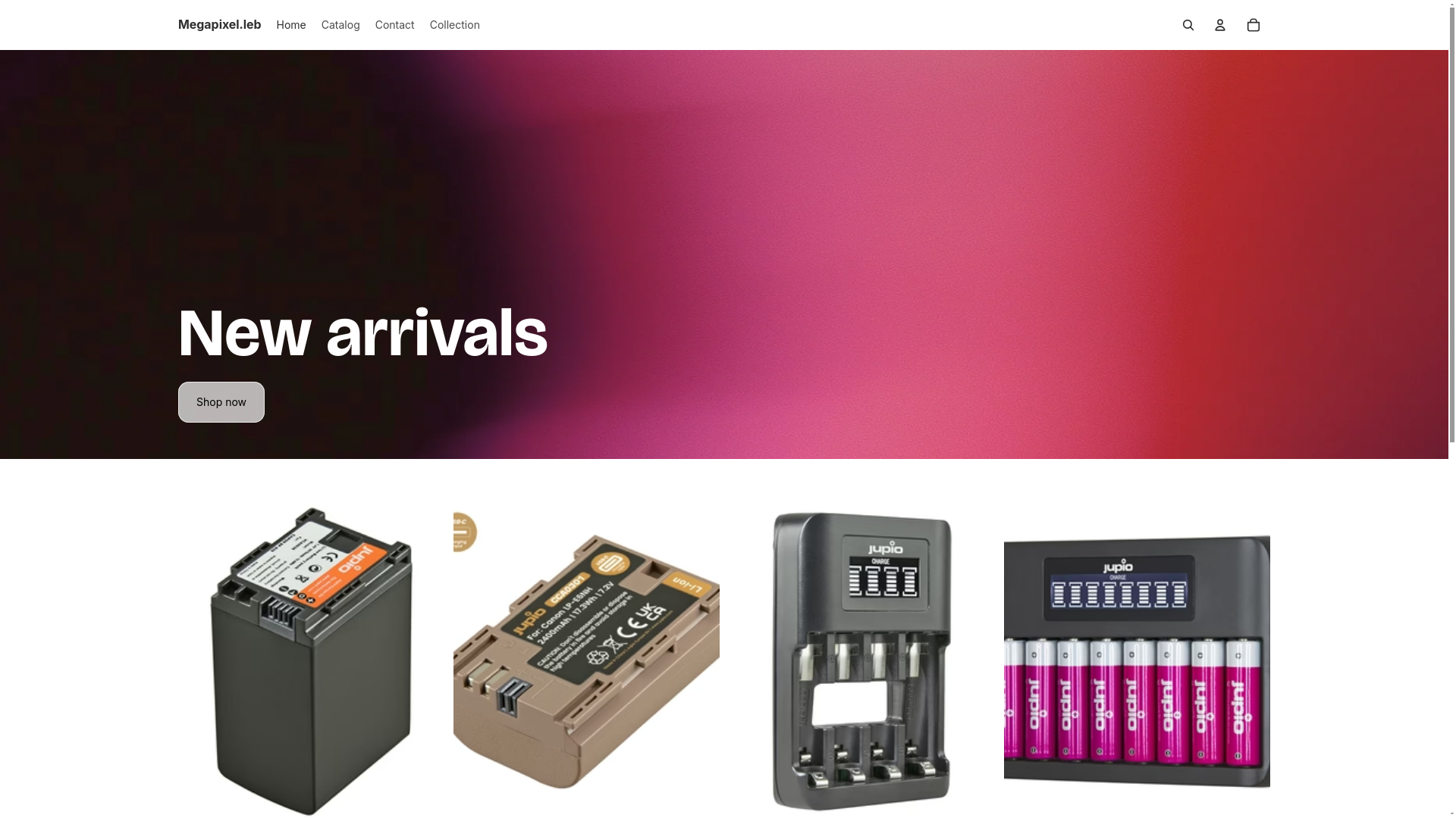 website screenshot of https://megapixellb.com/