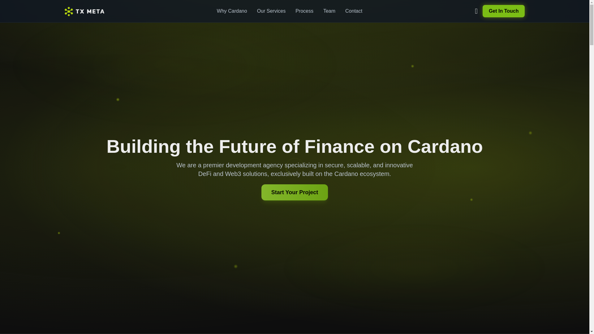 website screenshot of https://txmeta.io
