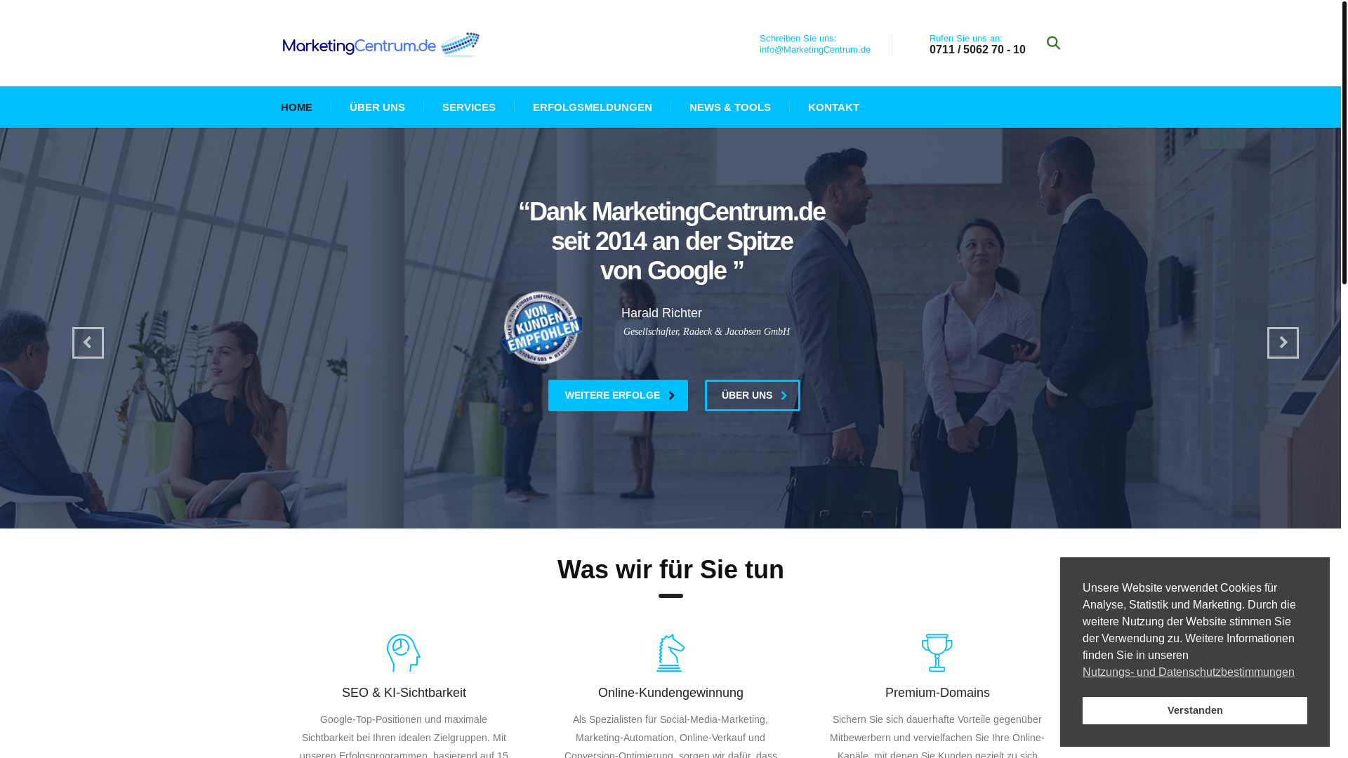 website screenshot of https://kanzlei-programm.de/