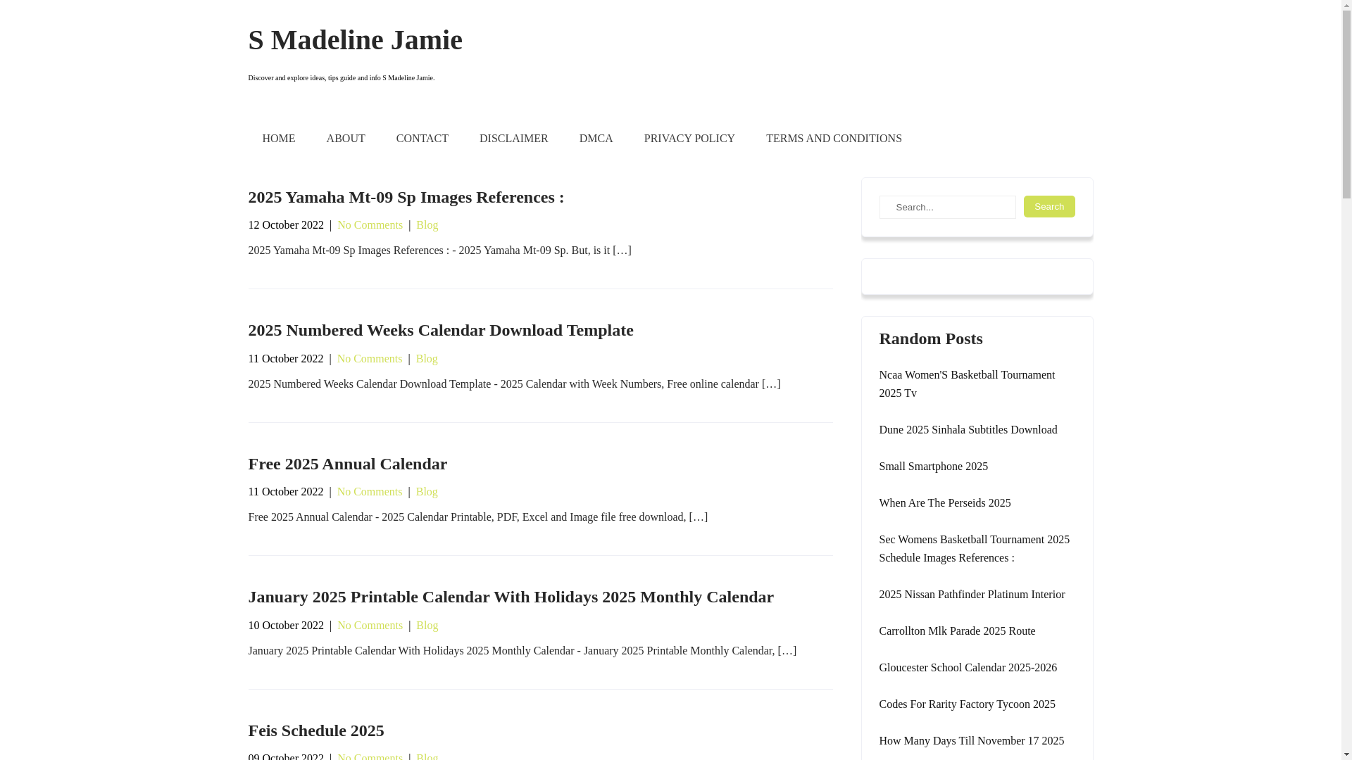 website screenshot of https://smadelinejamie.pages.dev/
