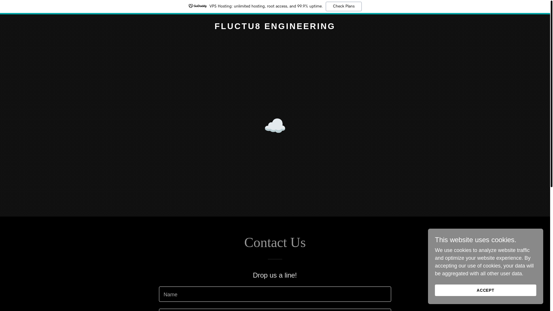 website screenshot of https://fluctu8.net/