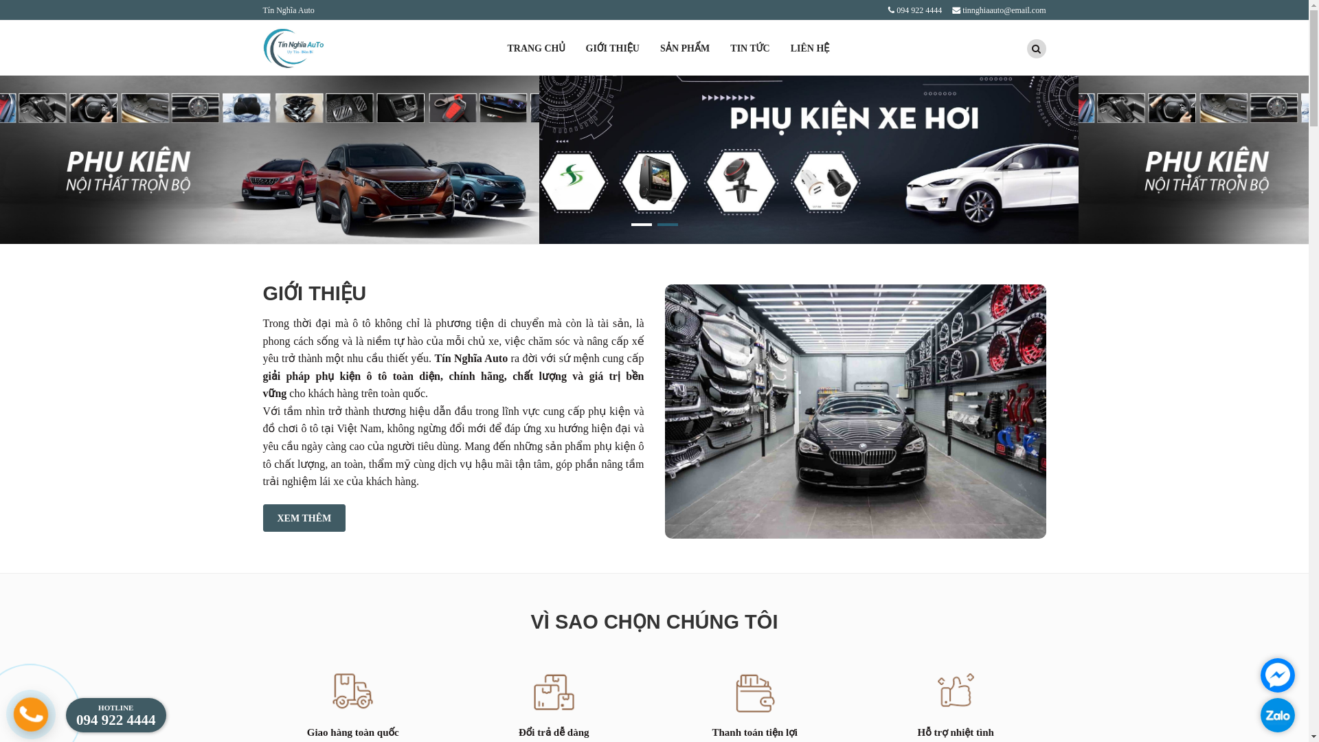 website screenshot of https://autotinnghia.vn/