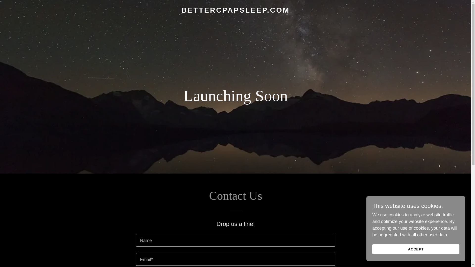 website screenshot of https://bettercpapsleep.com/