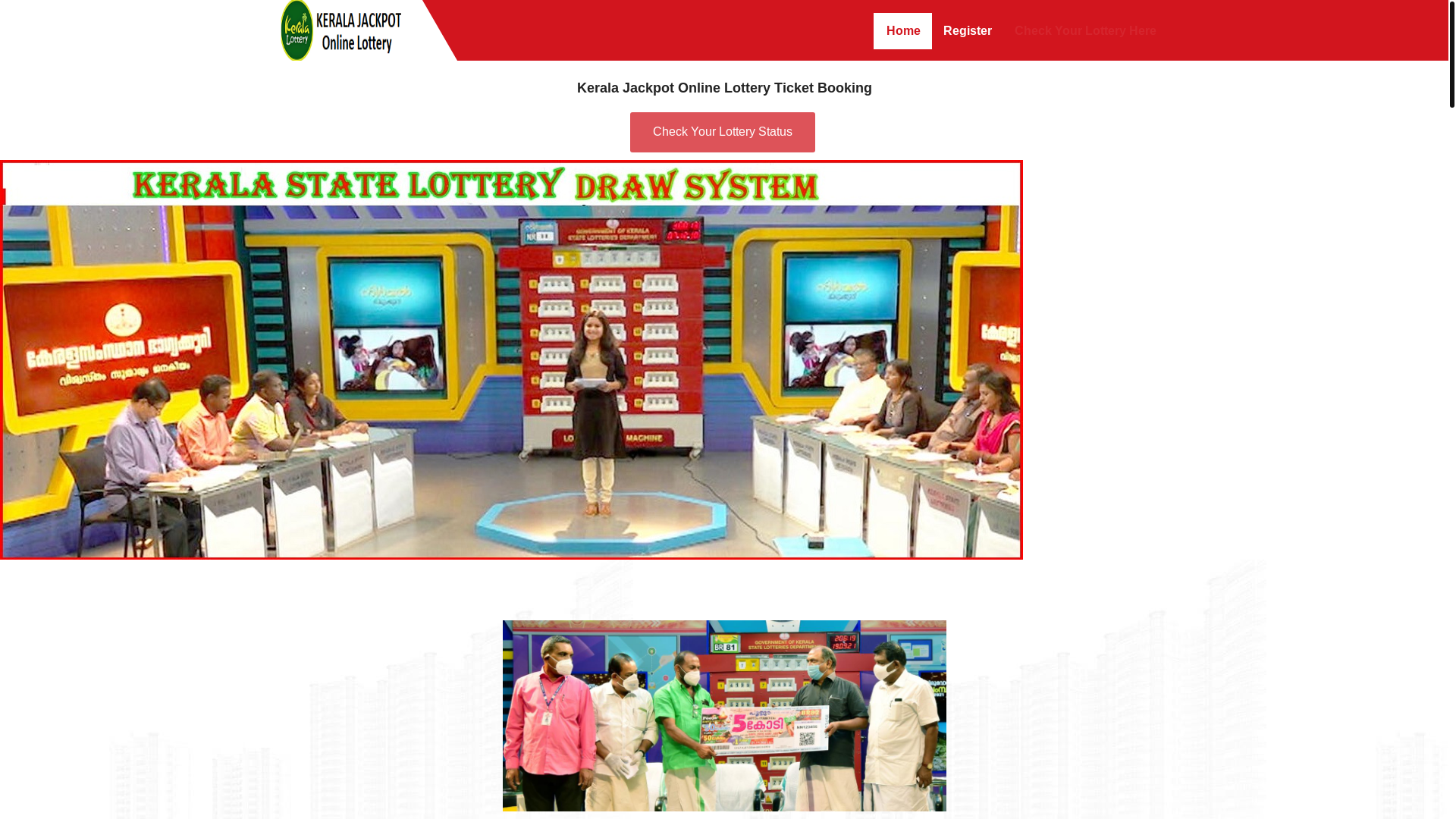 website screenshot of https://keralalotteryhub.in/