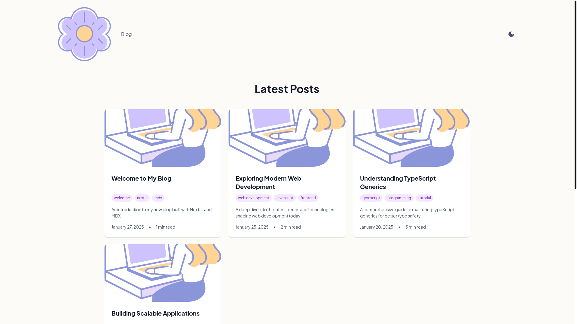 website screenshot of https://hima-blog-production.pages.dev/