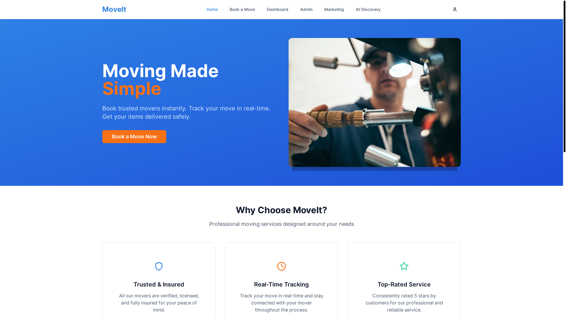 website screenshot of https://moveitapp.org/