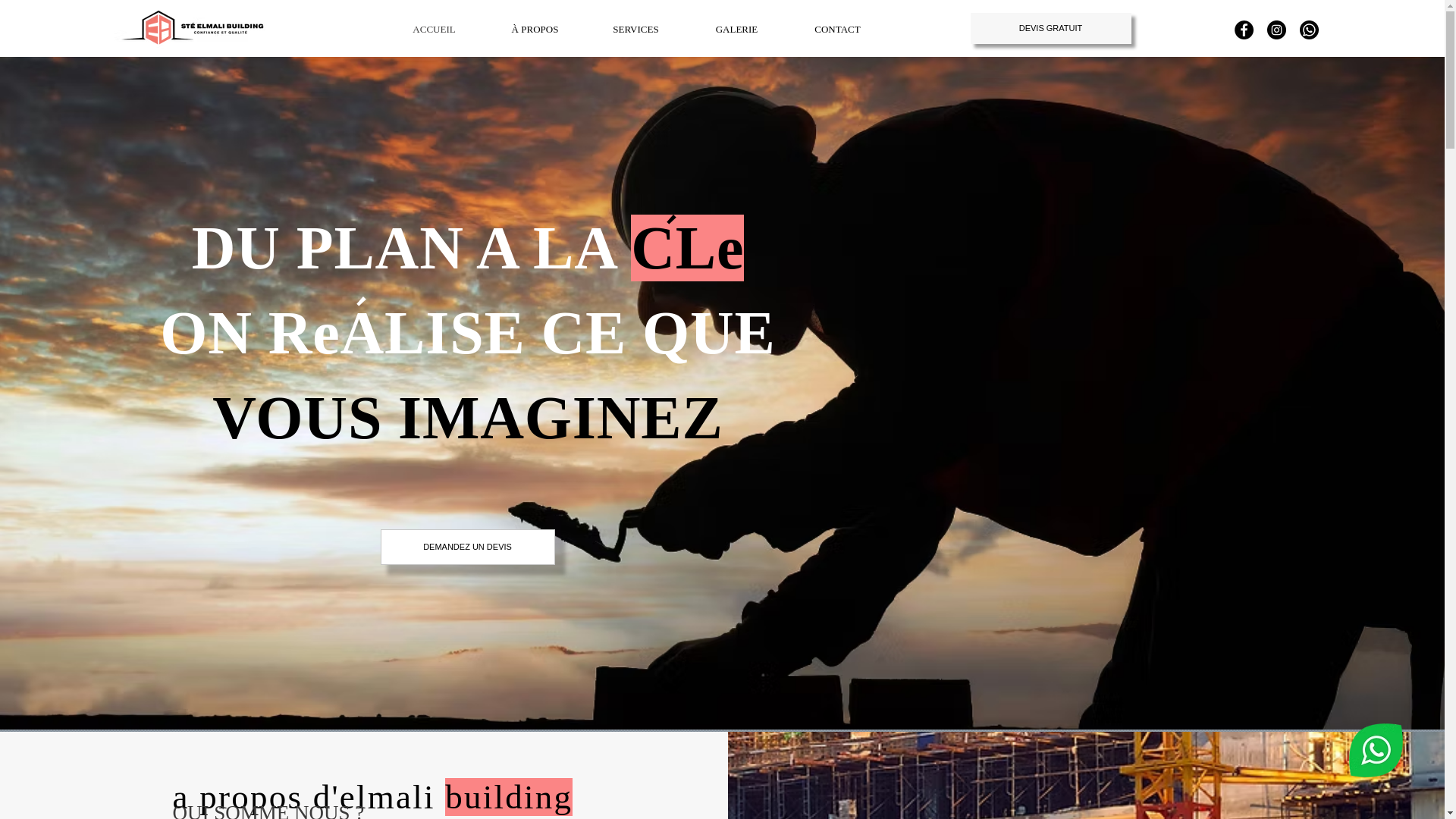 website screenshot of https://elmalibuilding.com/