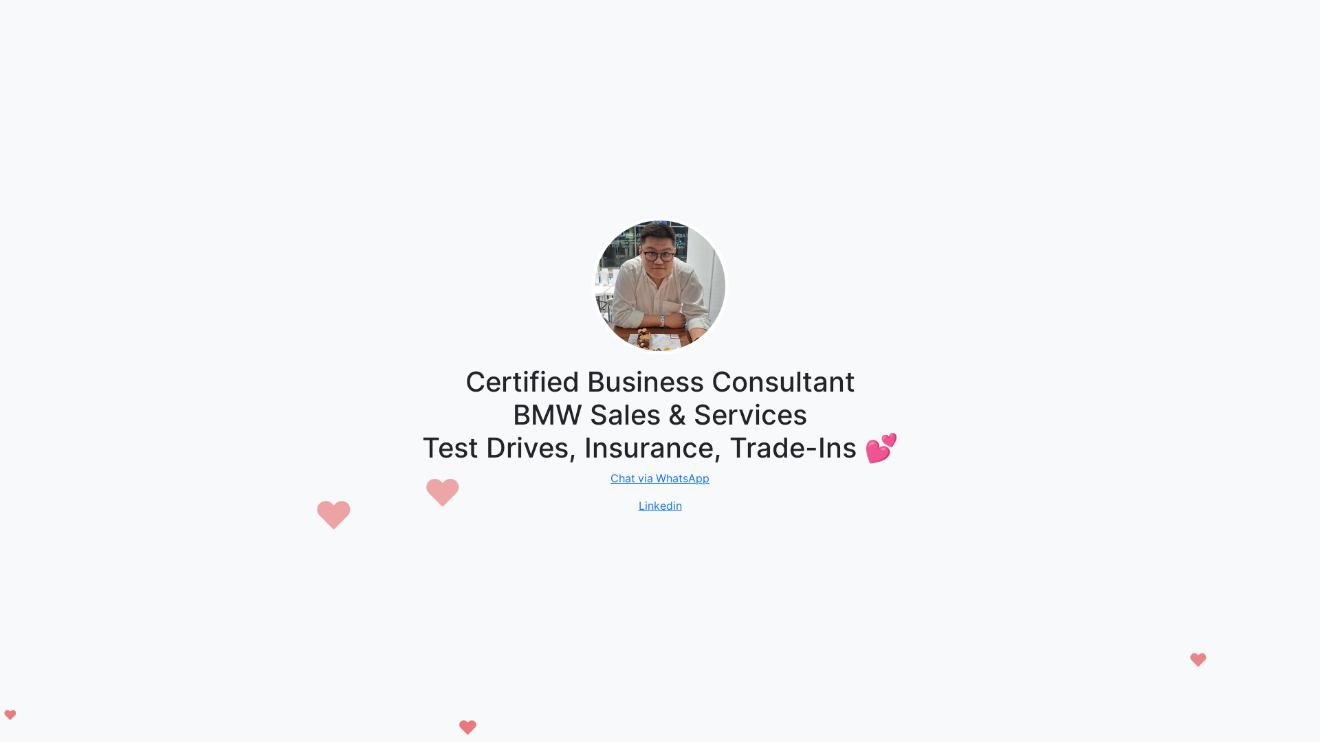 website screenshot of https://hargabmw.id/