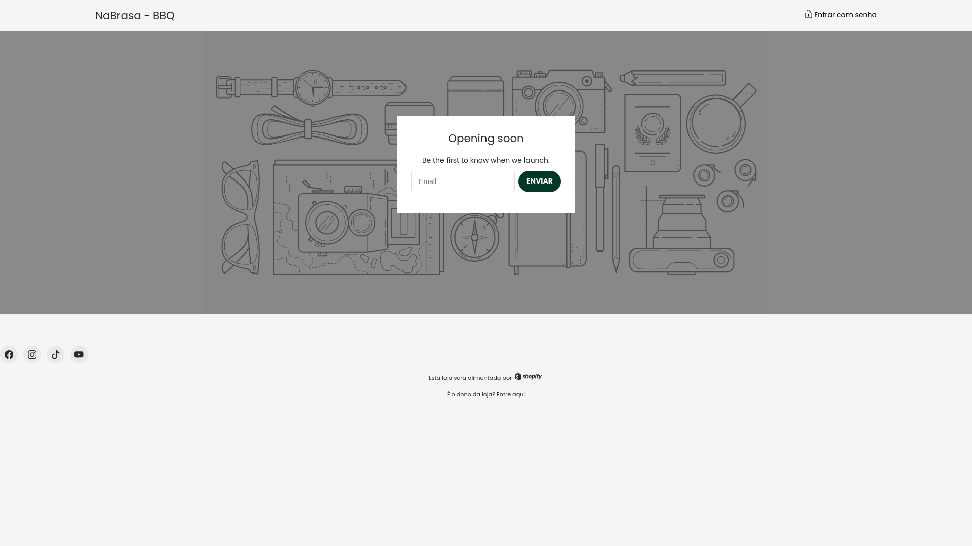 website screenshot of https://lojanabrasabbq.com.br/