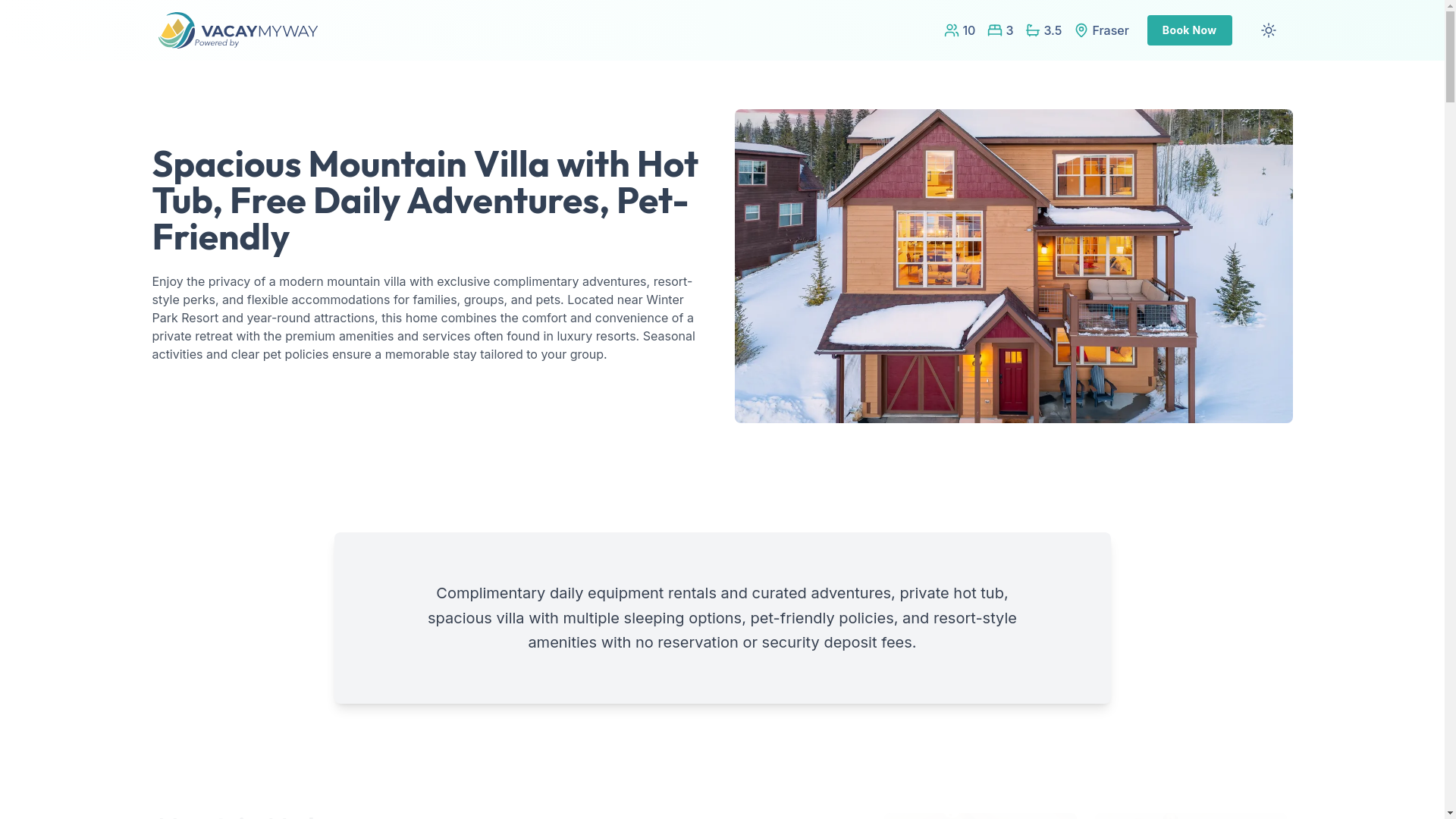 website screenshot of https://peakadventures.camp/