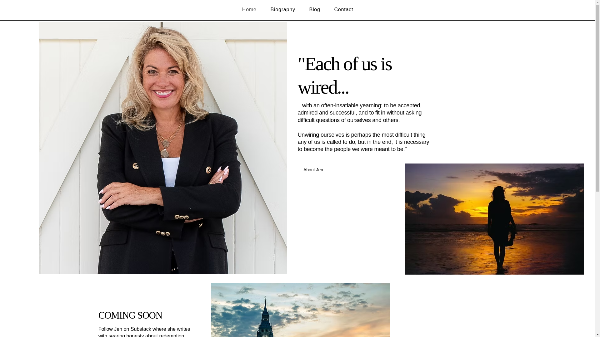 website screenshot of https://jenthompsonwritesthings.com/