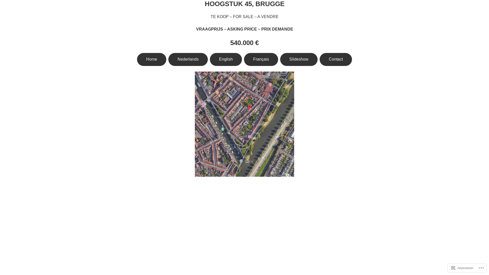 website screenshot of https://hoogstuk45.com/