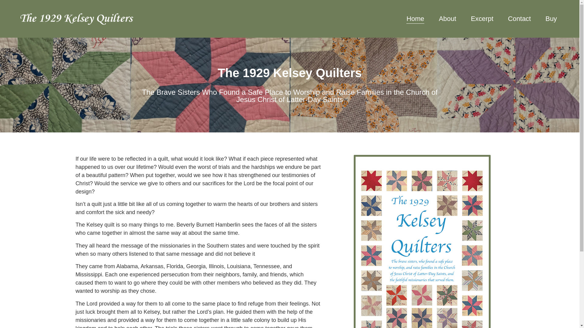 website screenshot of https://1929kelseyquilters.com/