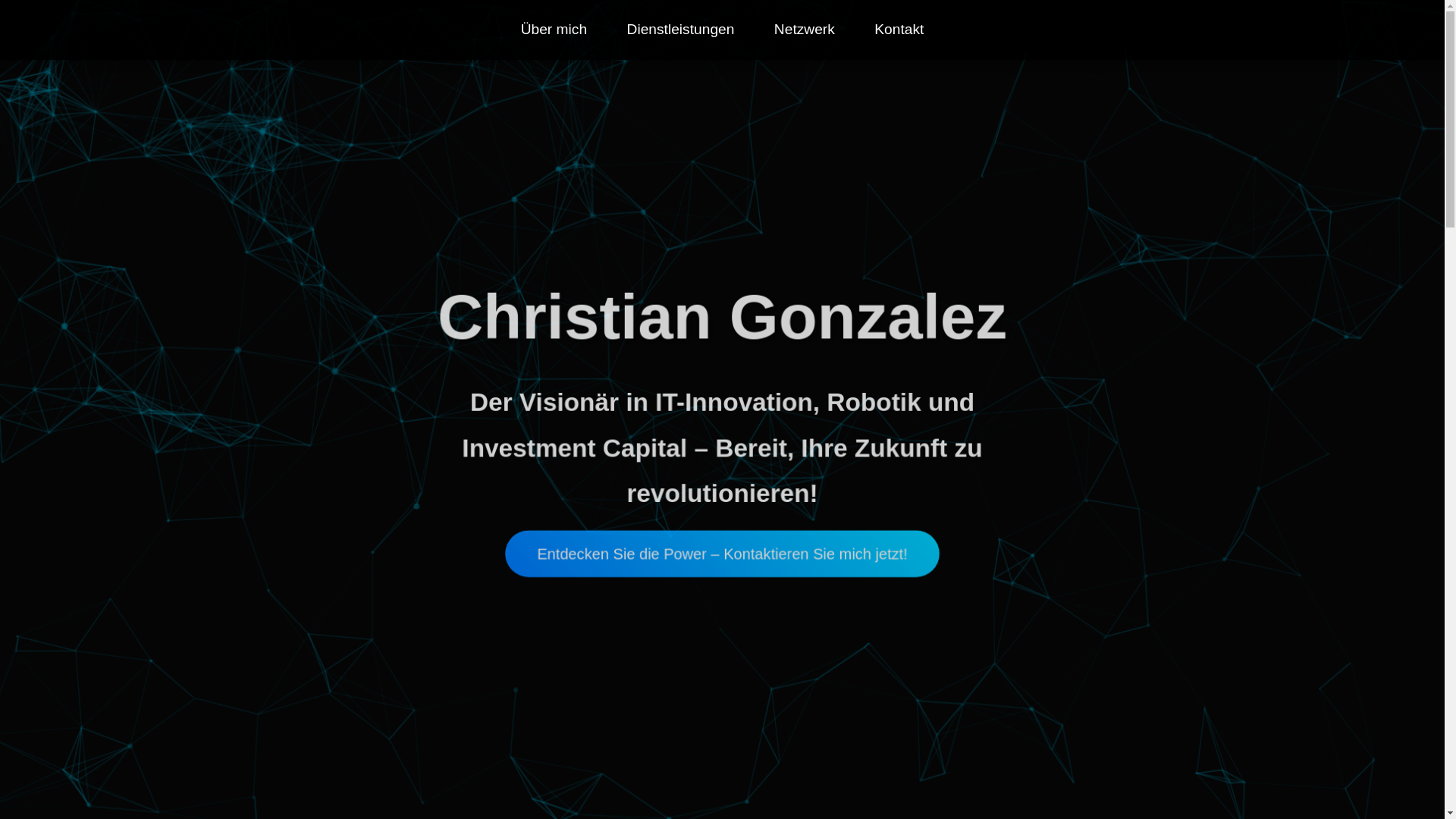 website screenshot of https://christian-gonzalez.ch/